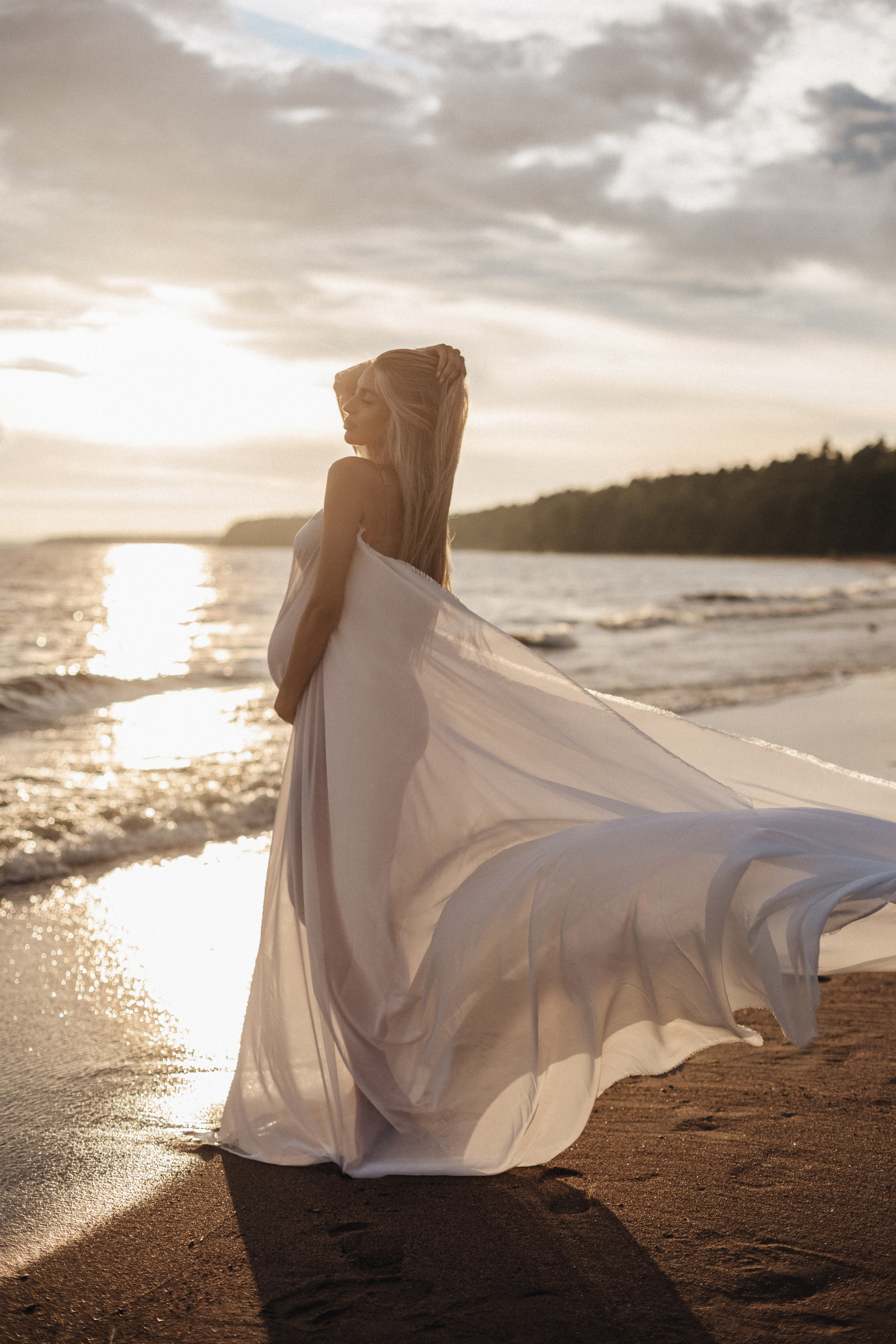 Sea. NatalieDmi — фотосессия беременности, семейный фотограф, портрет