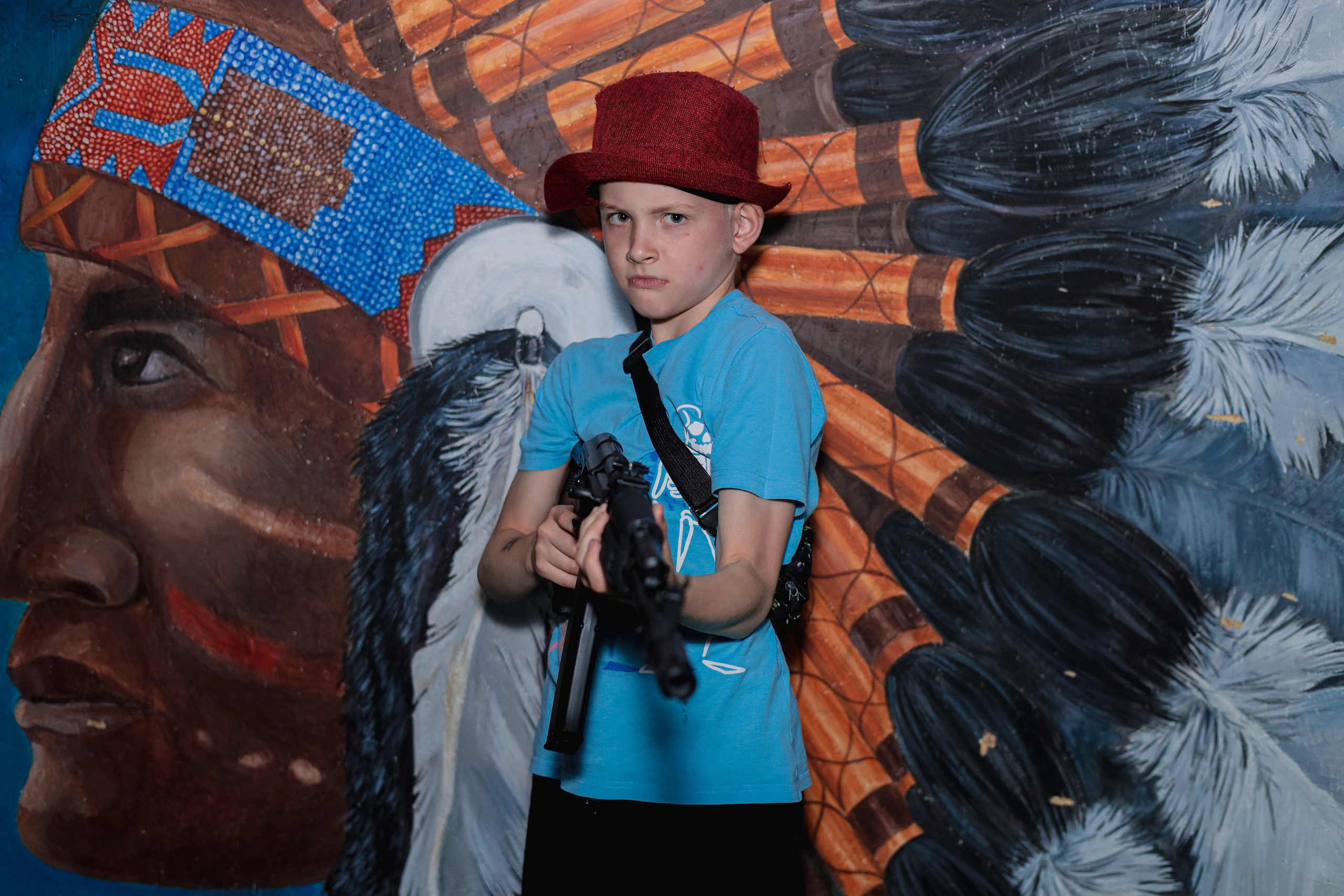 День рождение в стрелковом клубе. Фотограф Надршина Лилия