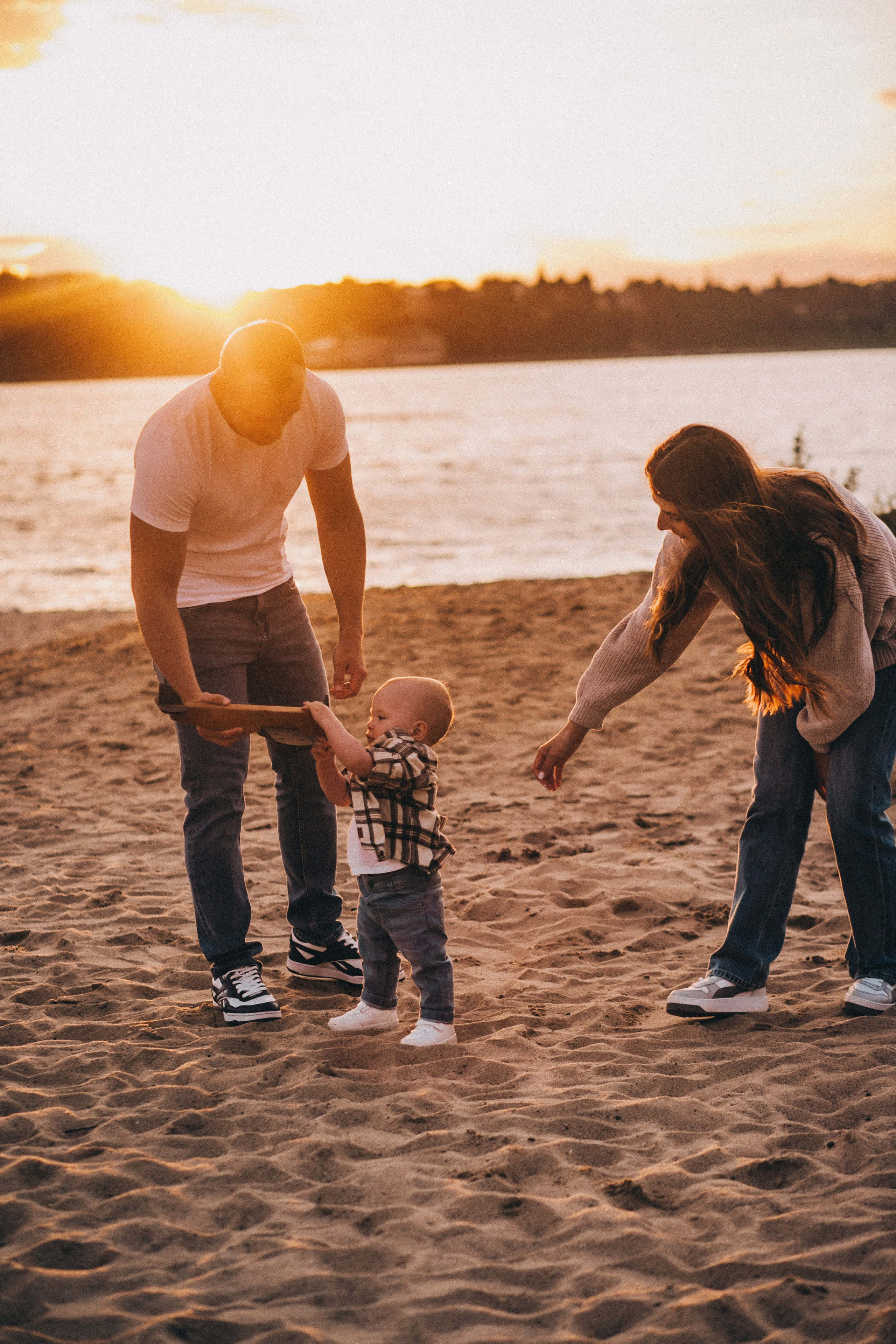 ~ На берегу заката ~. Семейный и детский фотограф в Ярославле