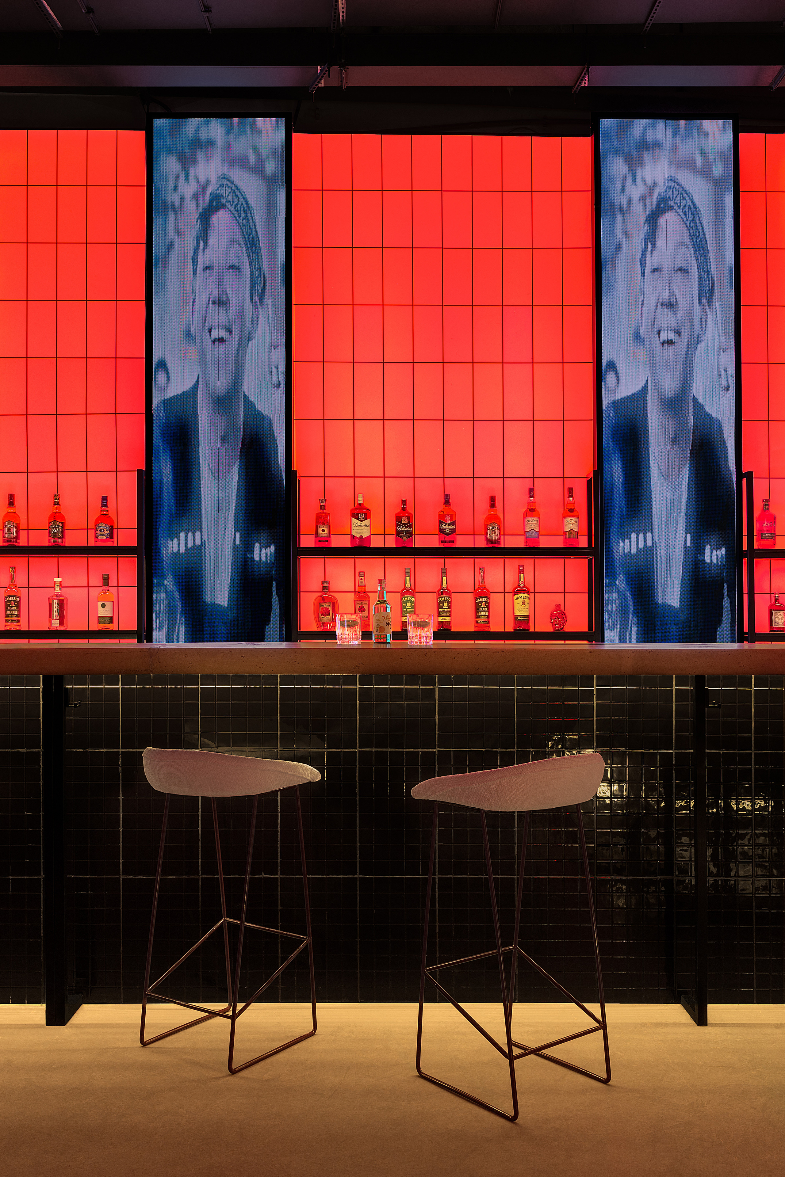 Karine Design Studio — Nikulin Bar Astana. Roman Yakunin — interior photographer in Almaty, Kazakhstan