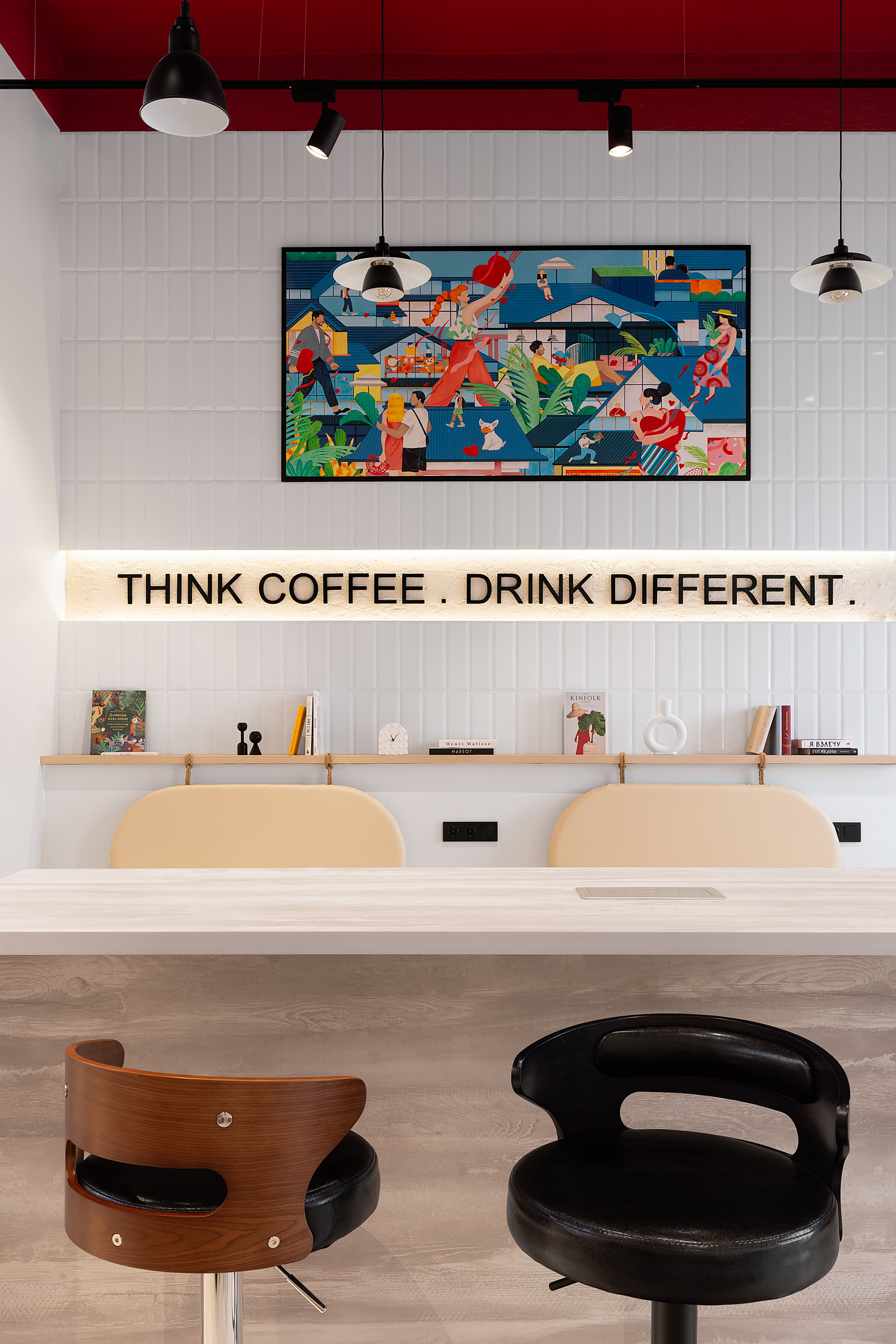 RAW Space Design — Le Dessert. Roman Yakunin — interior photographer in Almaty, Kazakhstan