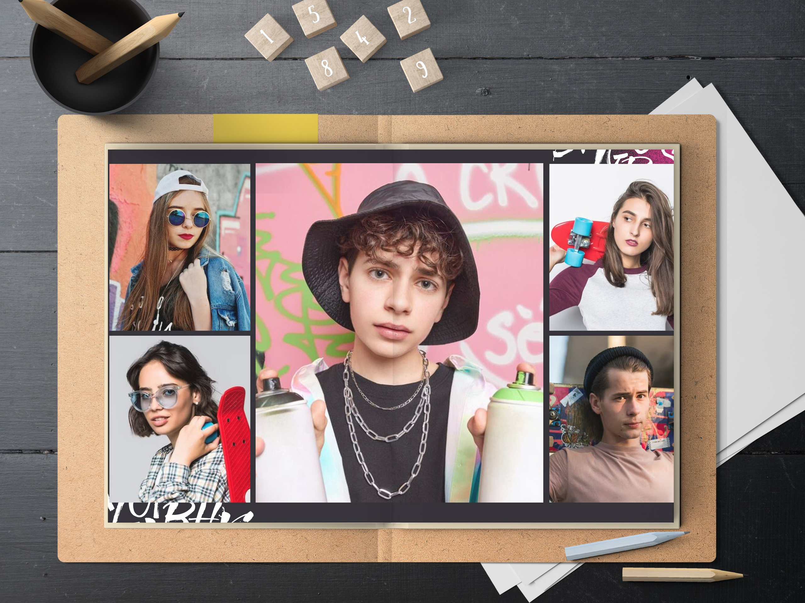 Дизайн — Граффити. Medlori fotobook Выпускные альбомы в Липецке Лариса Медведева