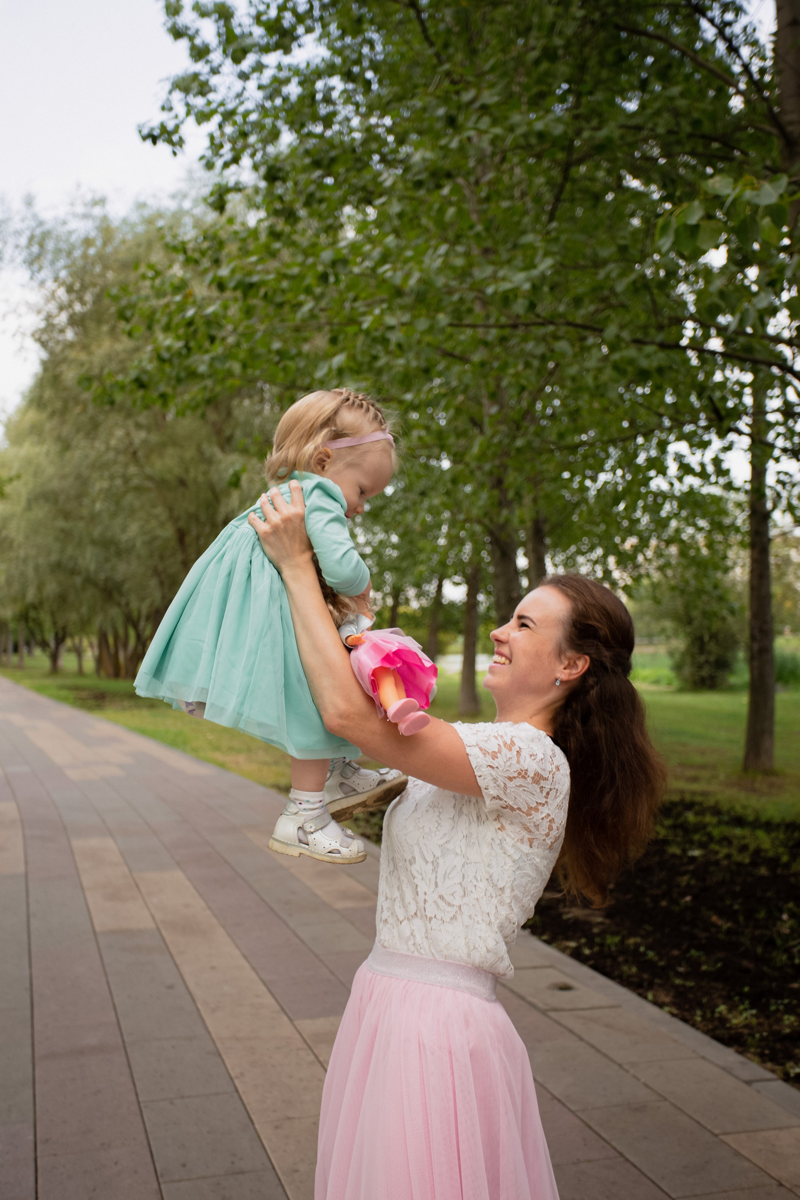 Алена и дочка Лиза. Семейный фотограф в Москве и МО Варвара Шаранова