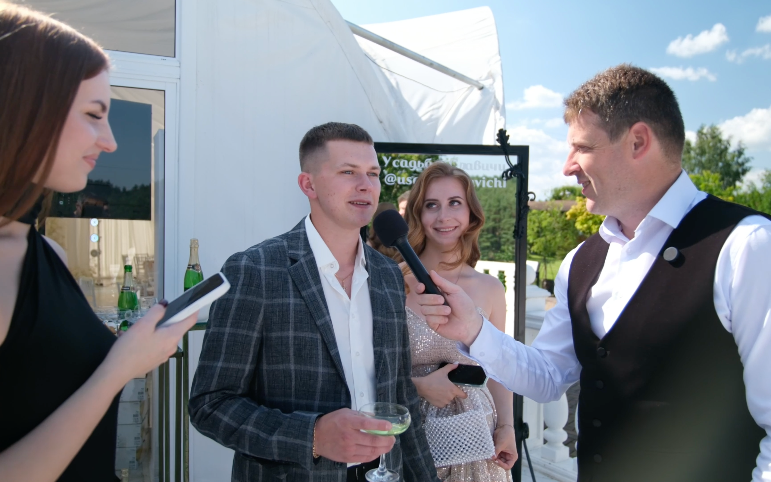 Свадебное SDE интервью / Паша и Саша. Репортажный видеограф Илья Сухоносиик
