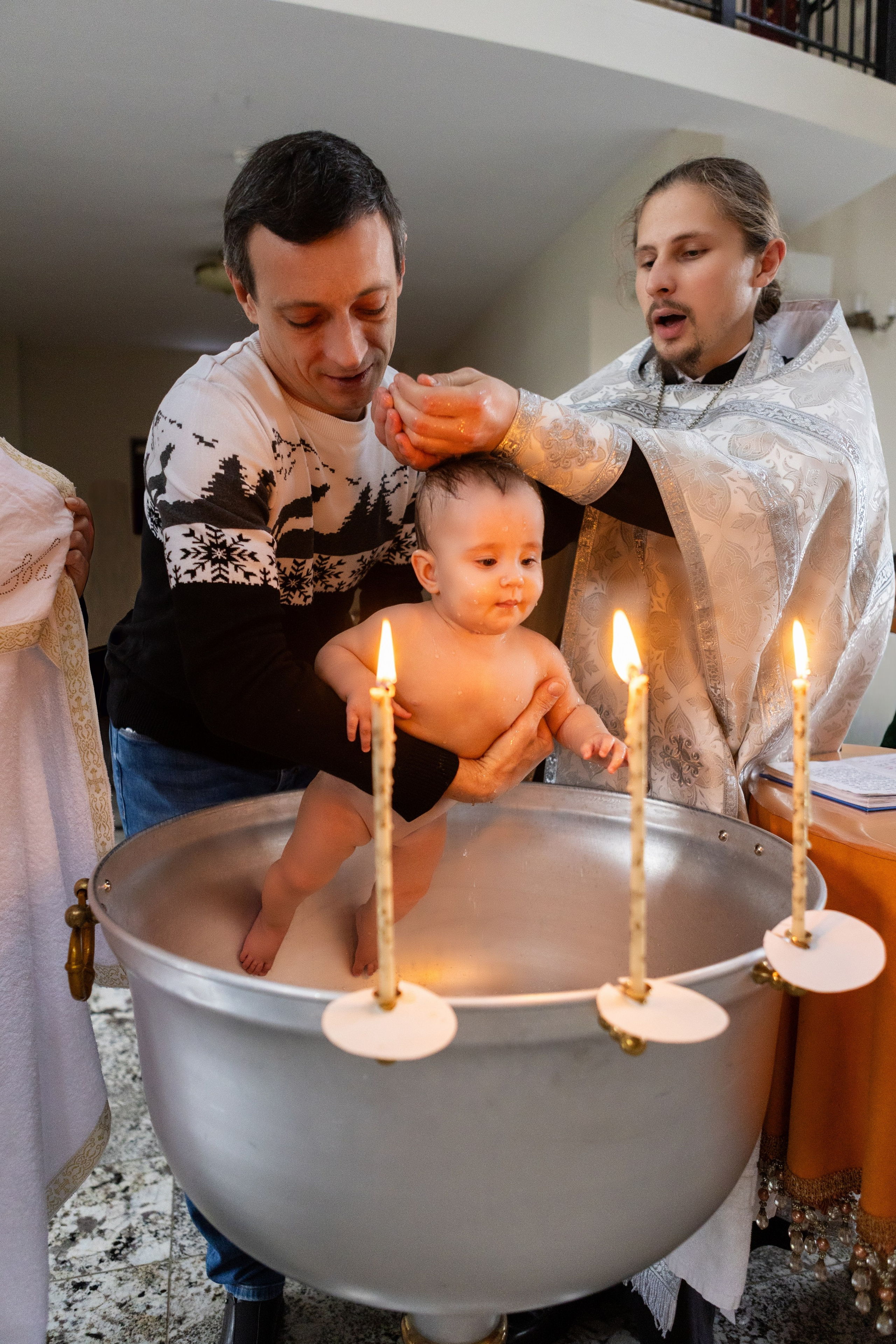 Крещение Евы. Храм Андрея Первозванного. Свадебный семейный и детский фотограф в Краснодаре Карина Федоровская