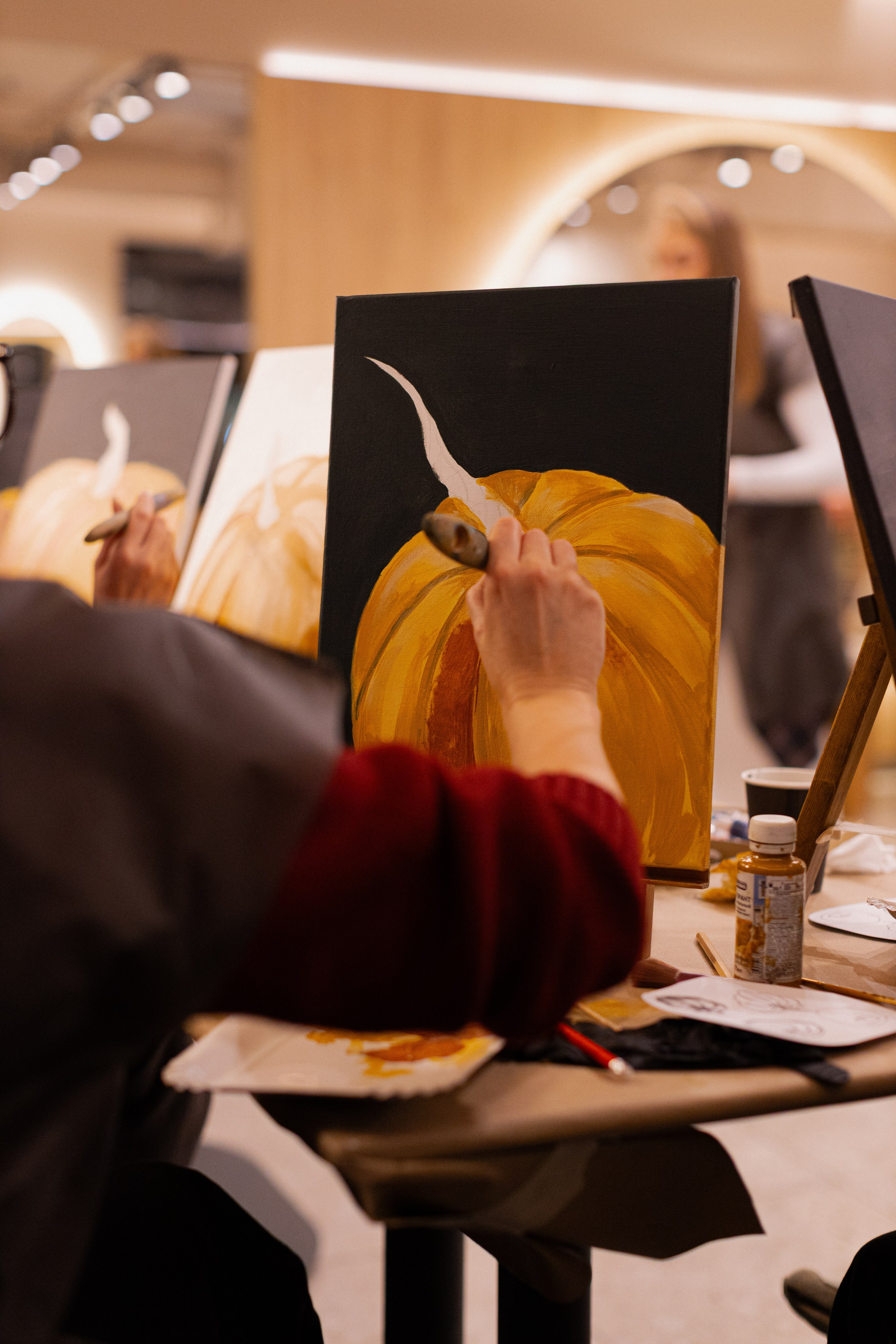 МК Тыква в кафе Здрасте. Анастасия Ракчеева Художник