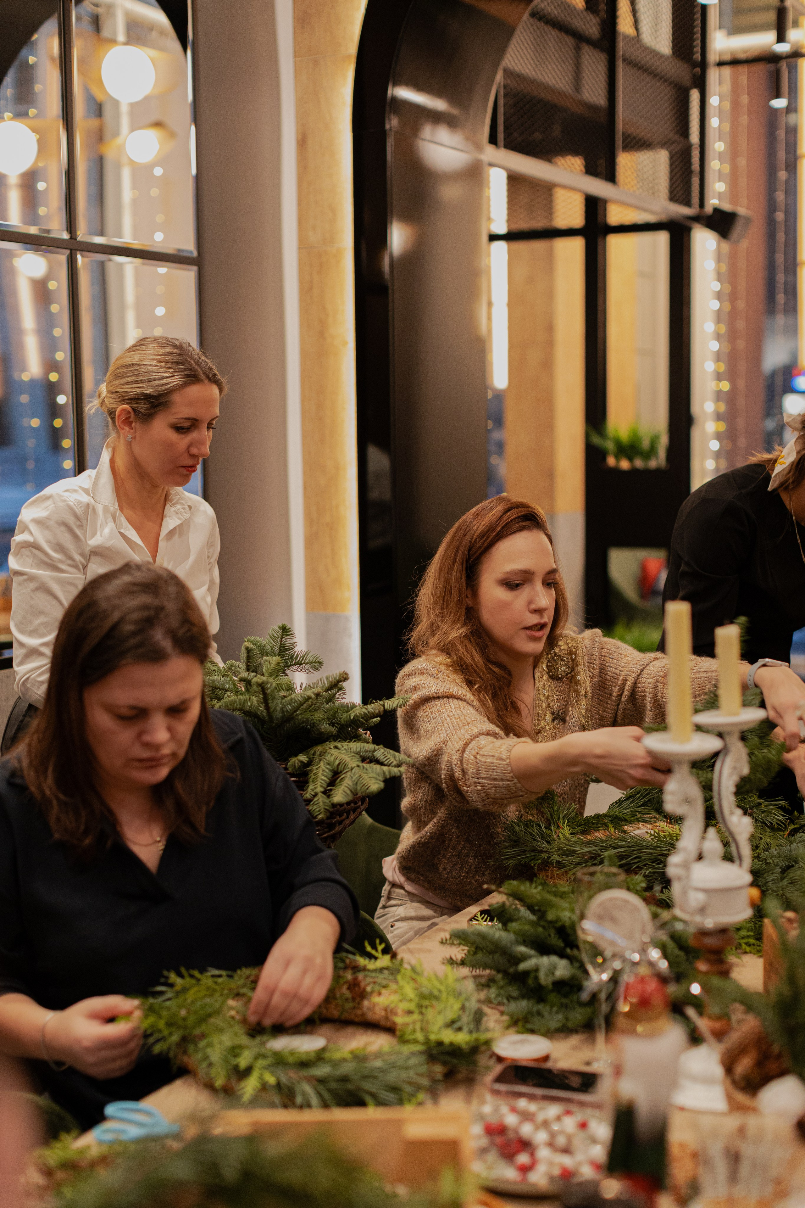 Мк Новогодний Венок. Анастасия Ракчеева Художник