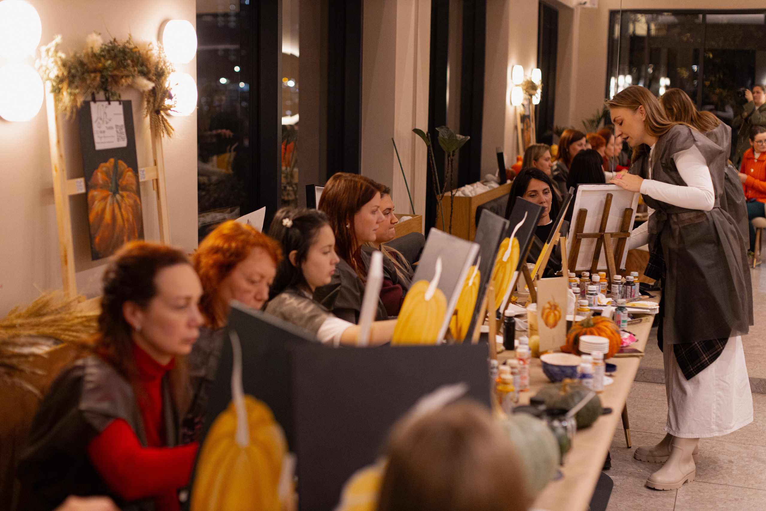 МК Тыква в кафе Здрасте. Анастасия Ракчеева Художник