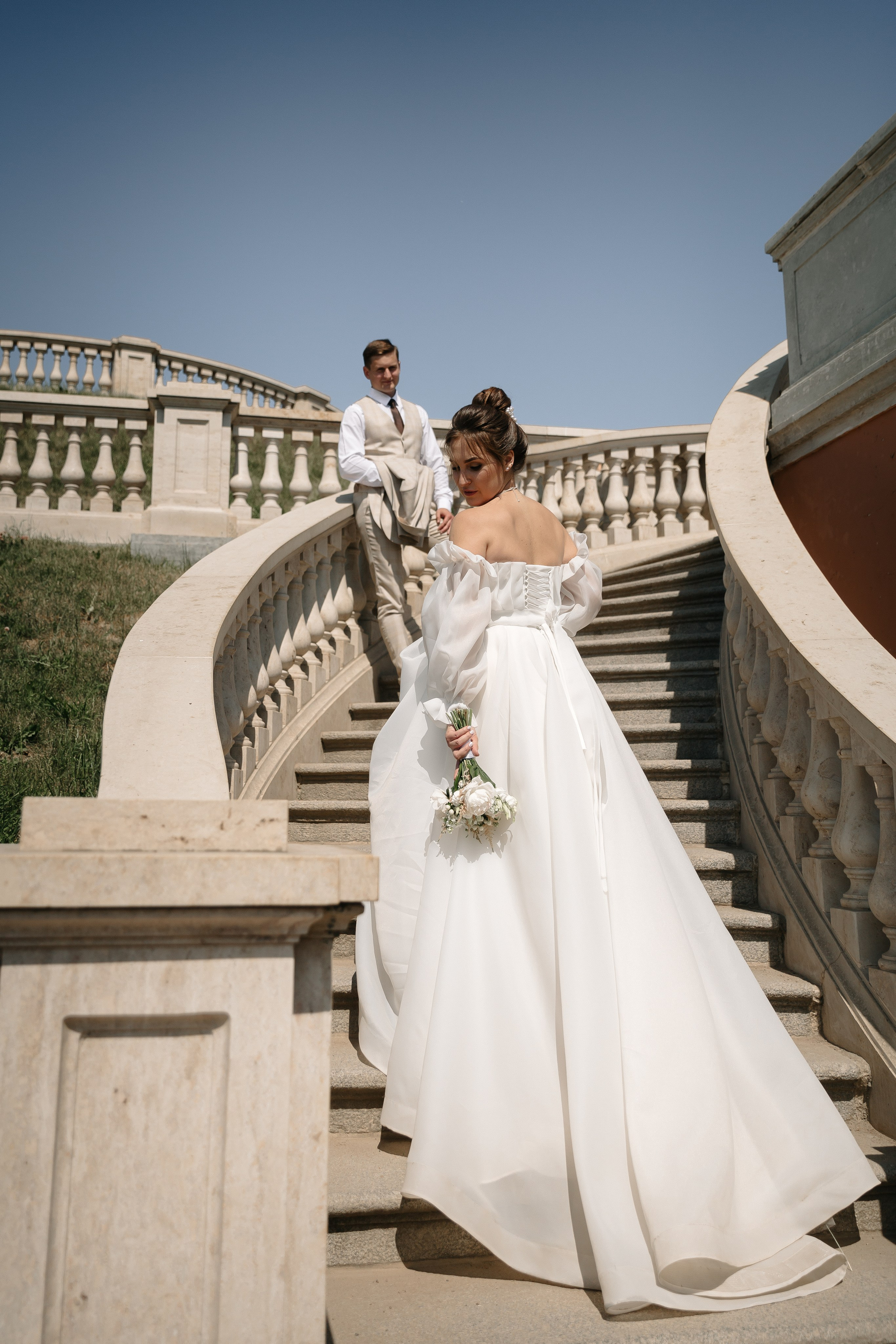 ДВОРЕЦ № 4 Петергоф | Июль, Нижний парк. Свадебный фотограф в Санкт-Петербурге Полина Корзухина