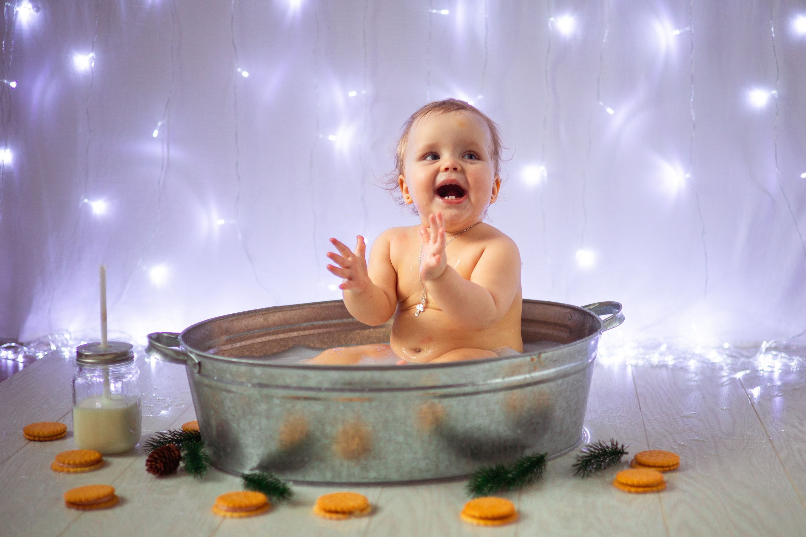 Соня Рождественская ванна. Семейный и детский фотограф в Михайловке Татьяна Лестьева
