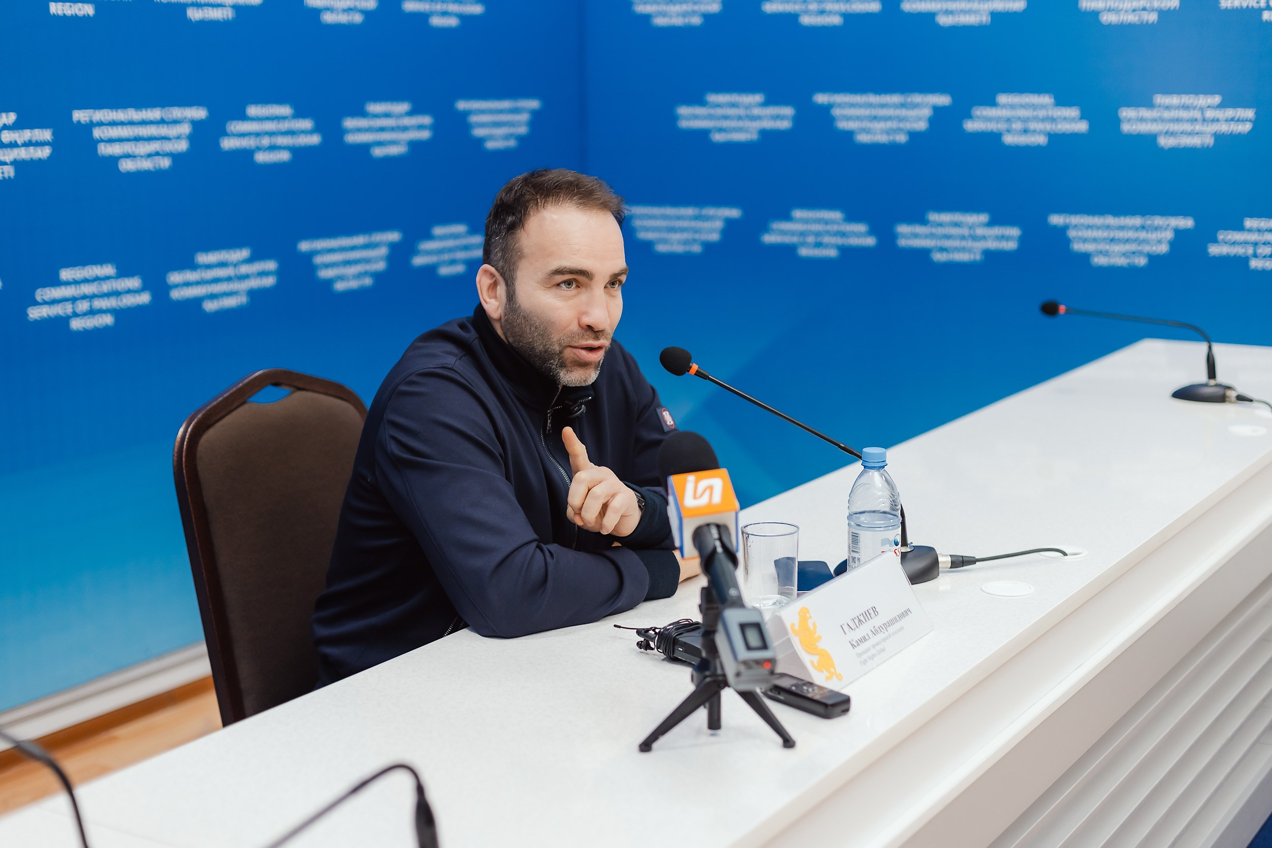 Пресс-конференция Камиля Гаджиева. Кипятком Павлодар