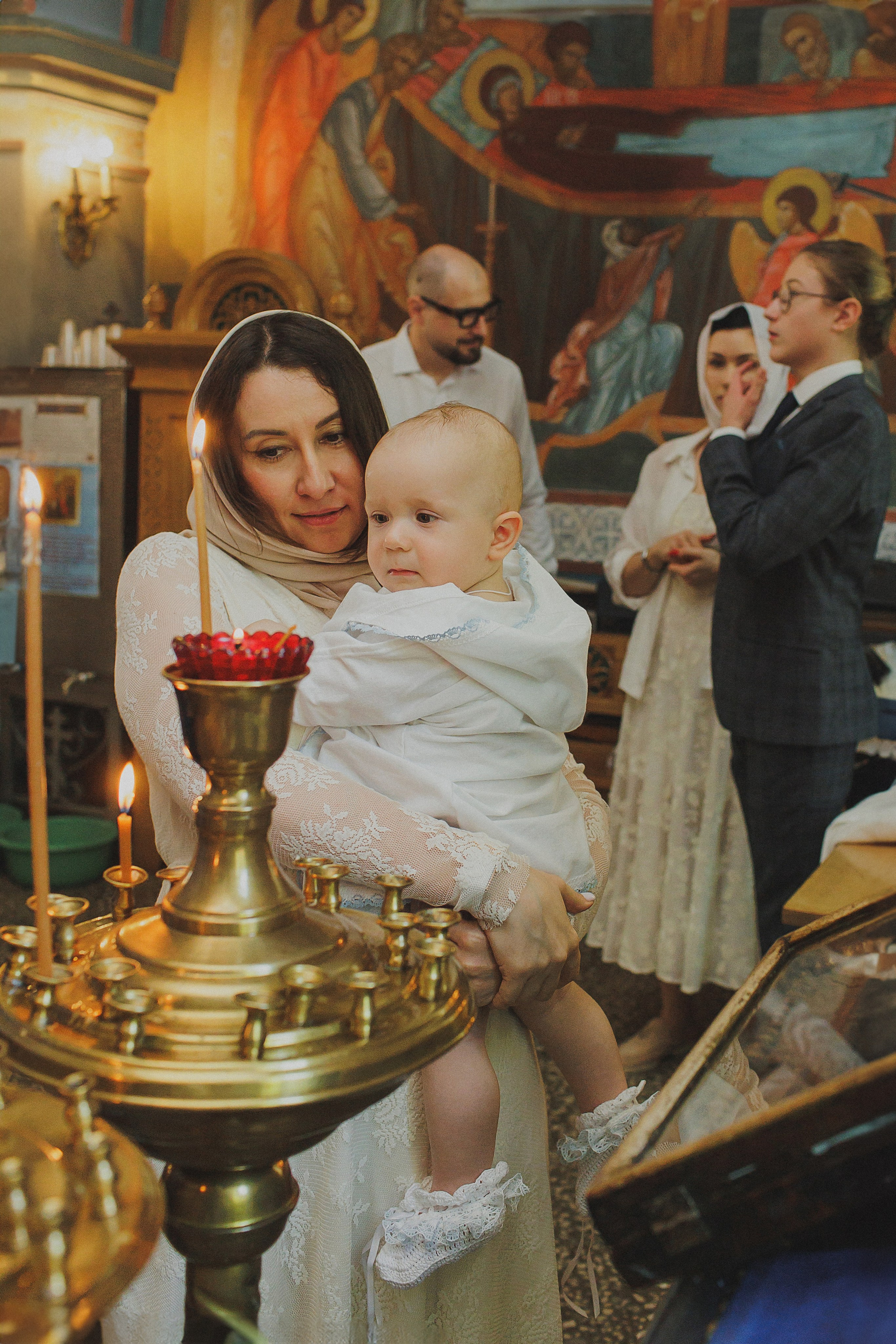 Таинство крещения в Люберцах и Москве. Фотограф в Москве и Люберцах Анна Ушакова