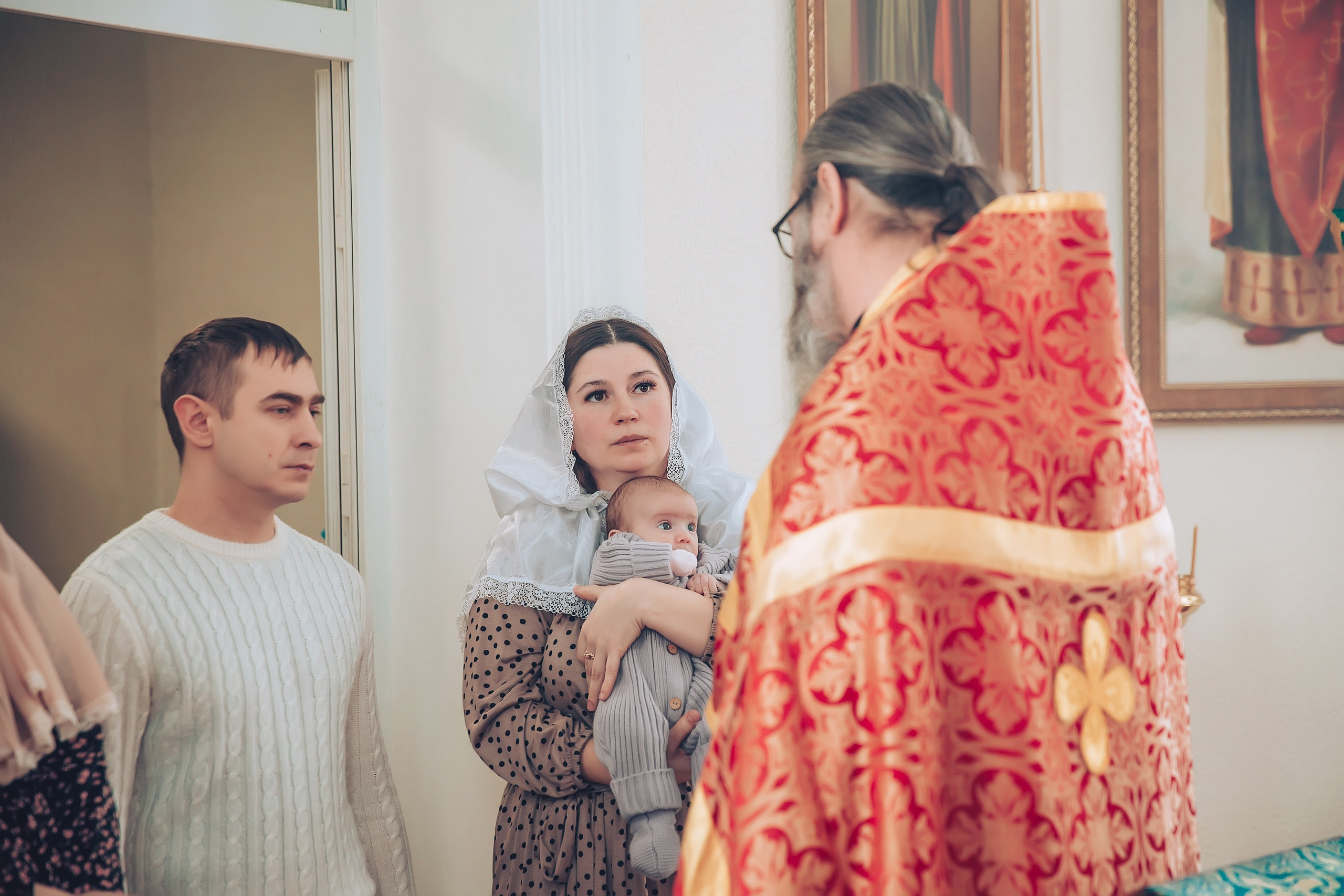 Крещение Анастасии. Школьный и детский фотограф Старожилово