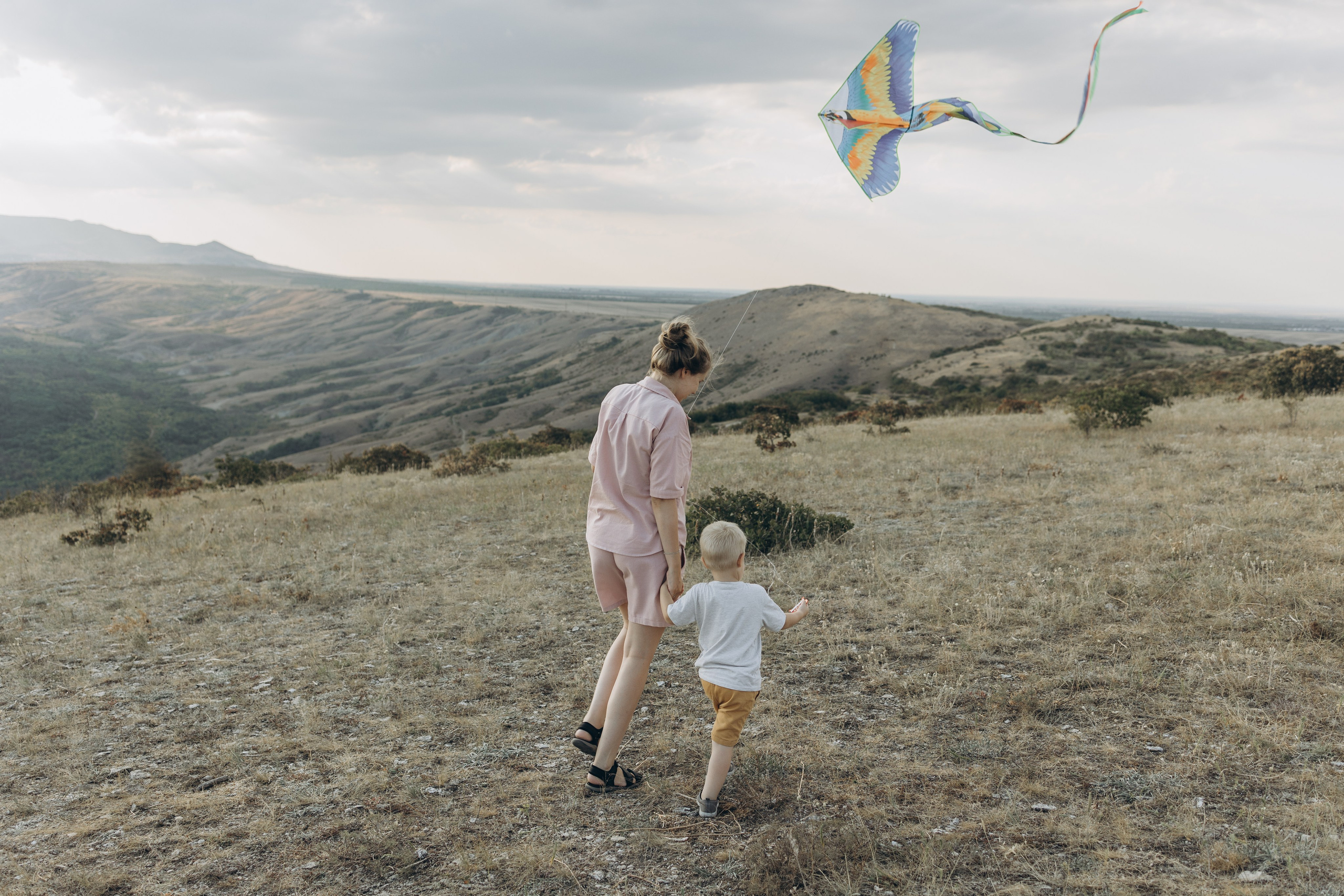 Воздушный змей. Семейный фотограф в Москве Виктория Ястребинская