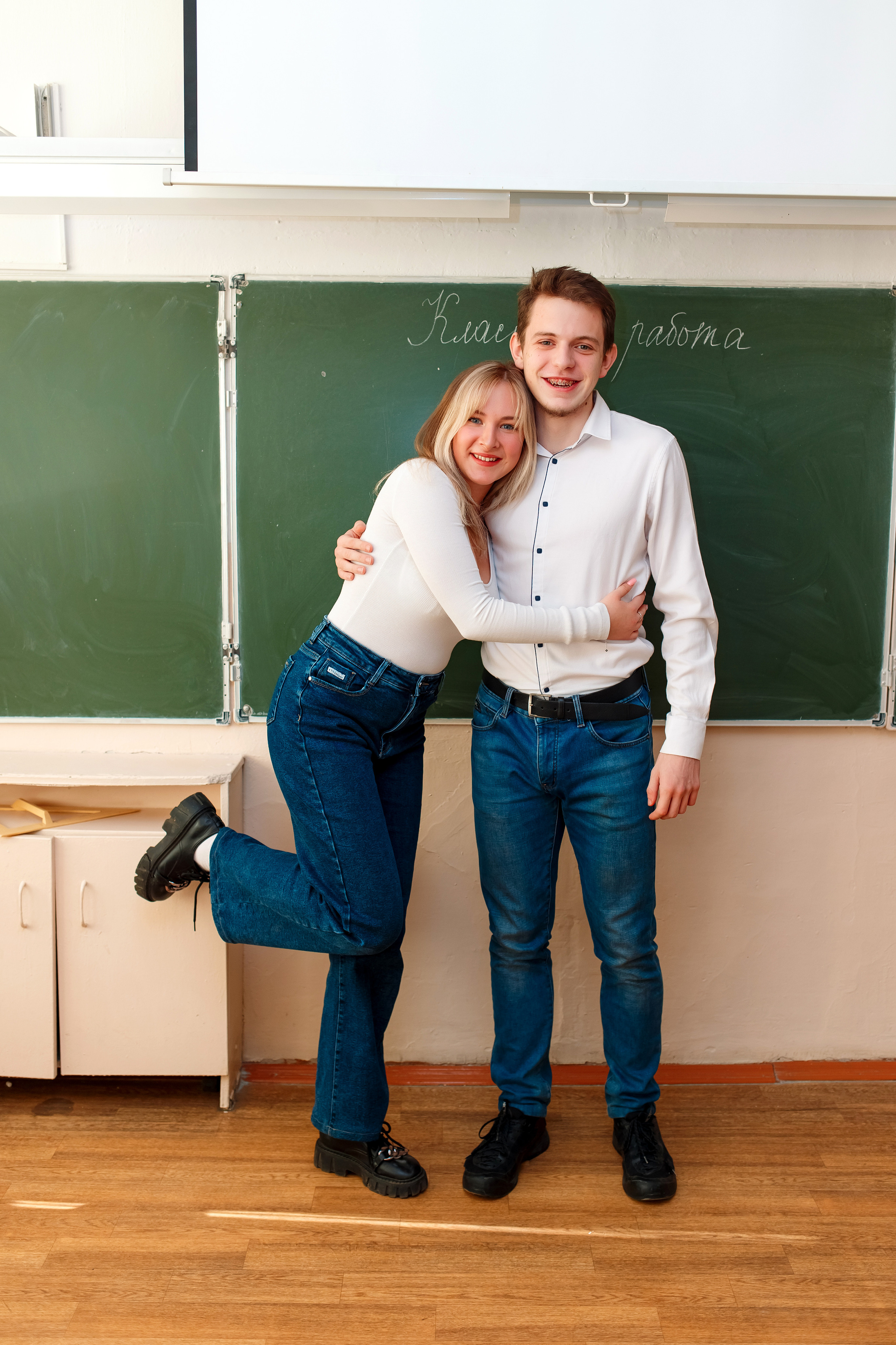 11 класс 11 школа, съемка в школе. Фотограф Любовь Корниенко, Примоский край