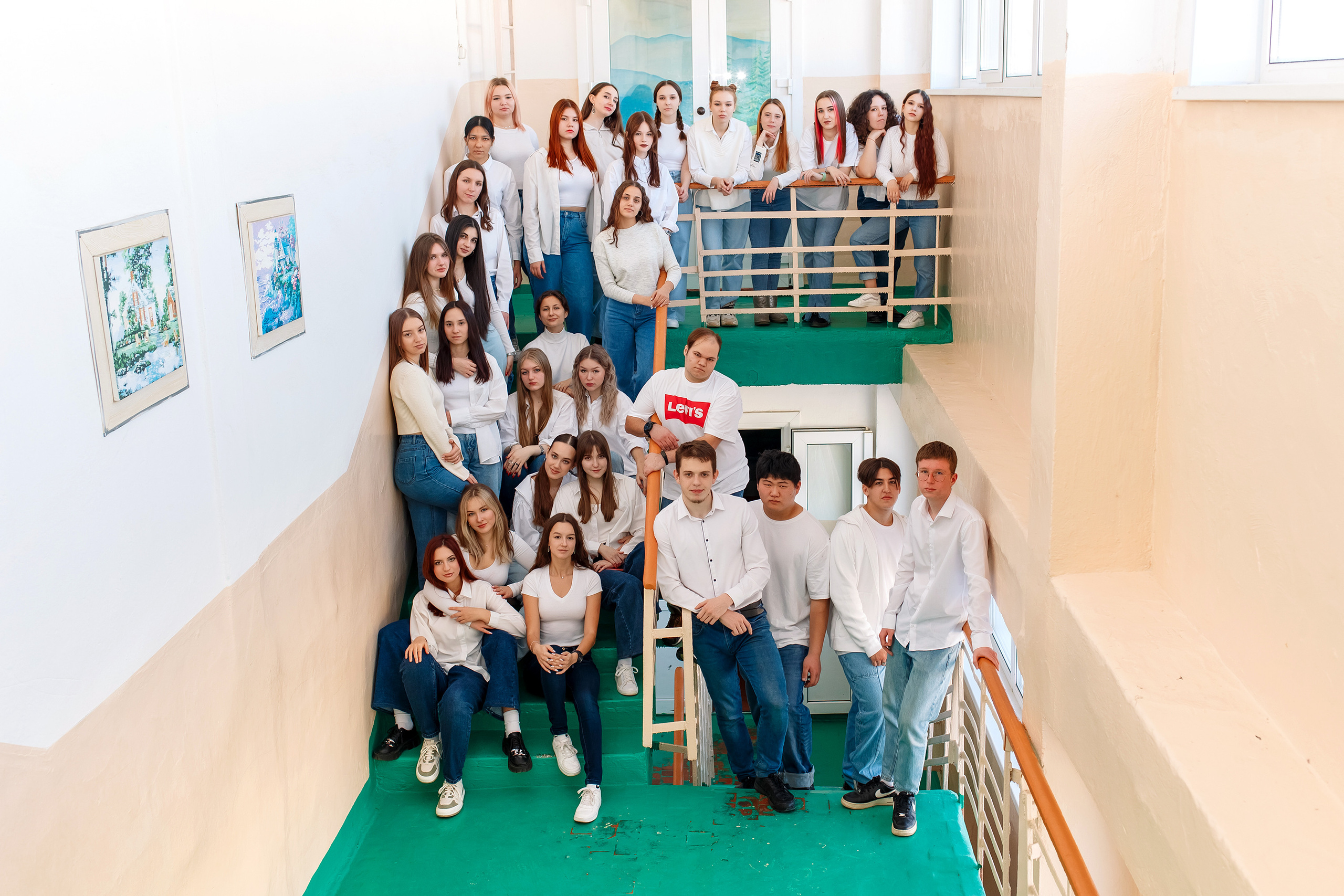 11 класс 11 школа, съемка в школе. Фотограф Любовь Корниенко, Примоский край