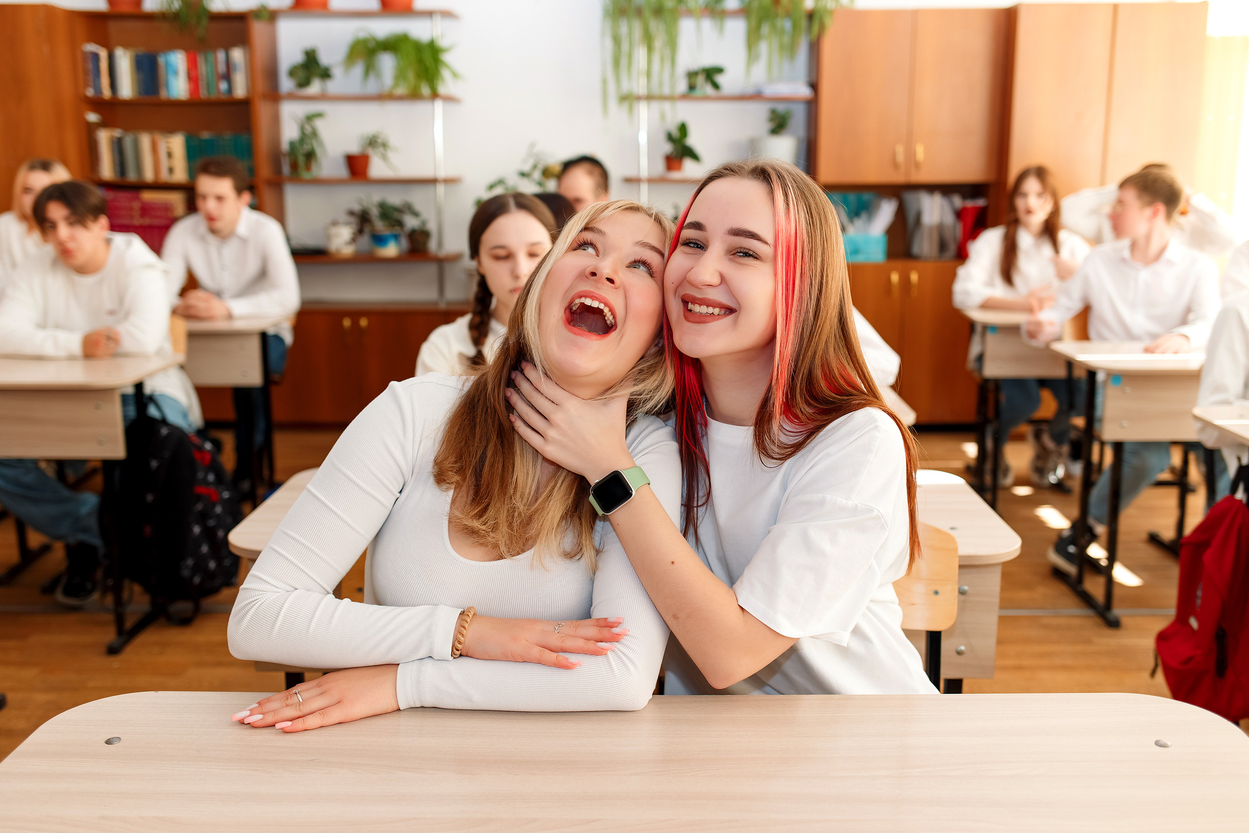 11 класс 11 школа, съемка в школе. Фотограф Любовь Корниенко, Примоский край