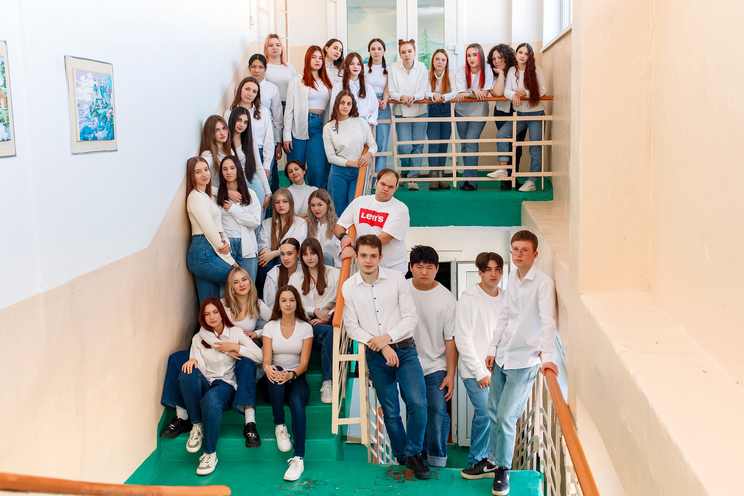 11 класс 11 школа, съемка в школе. Фотограф Любовь Корниенко, Примоский край