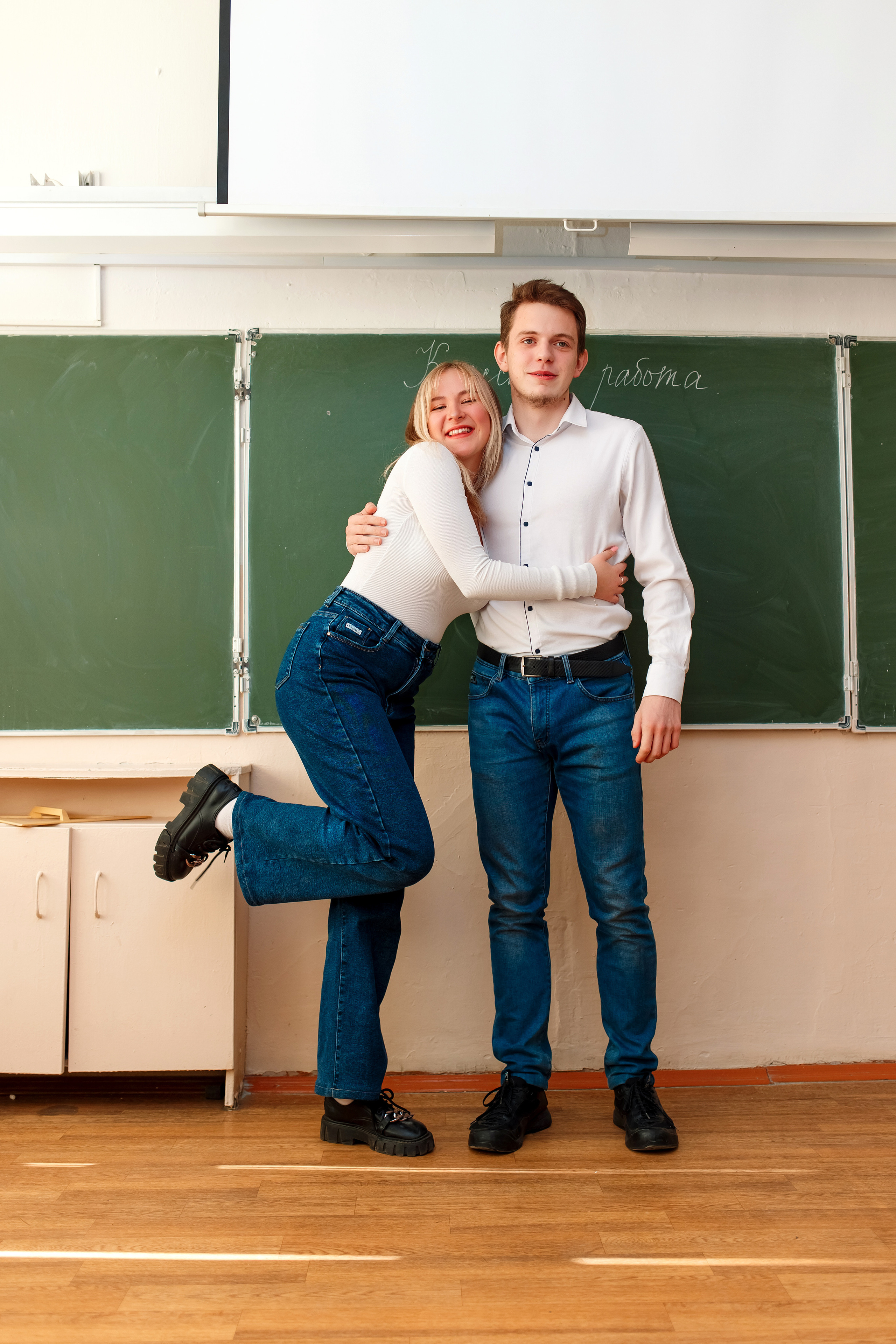 11 класс 11 школа, съемка в школе. Фотограф Любовь Корниенко, Примоский край