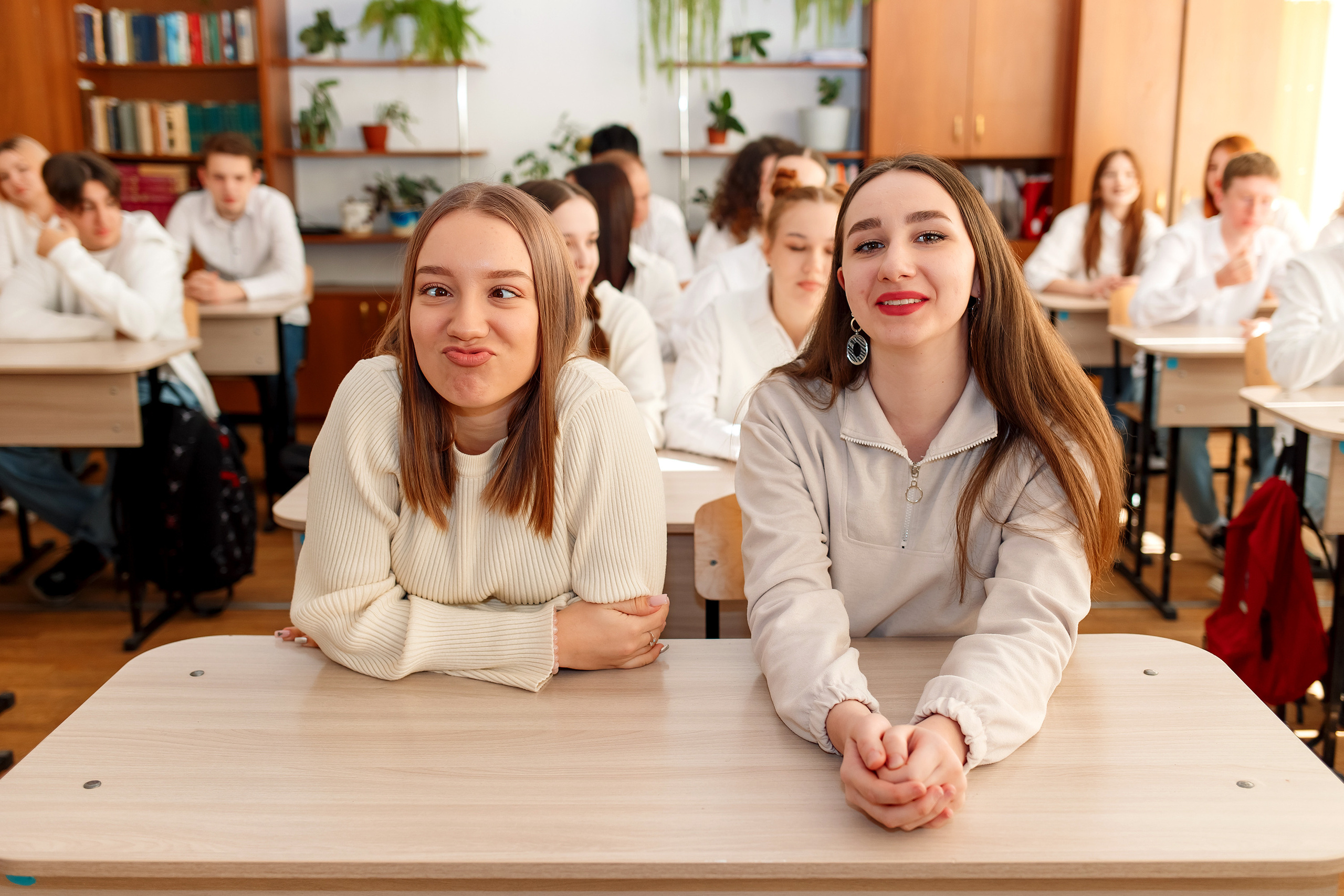 11 класс 11 школа, съемка в школе. Фотограф Любовь Корниенко, Примоский край