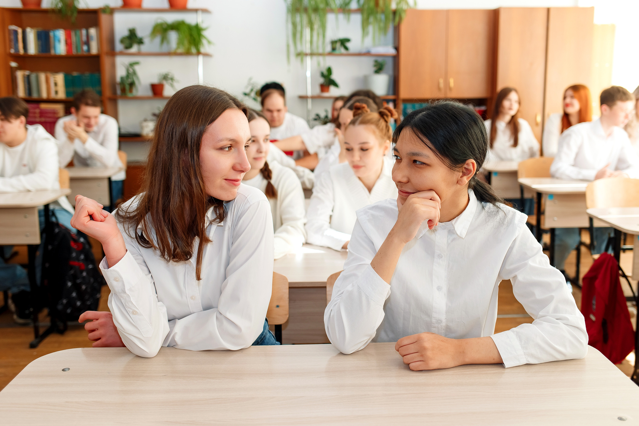 11 класс 11 школа, съемка в школе. Фотограф Любовь Корниенко, Примоский край