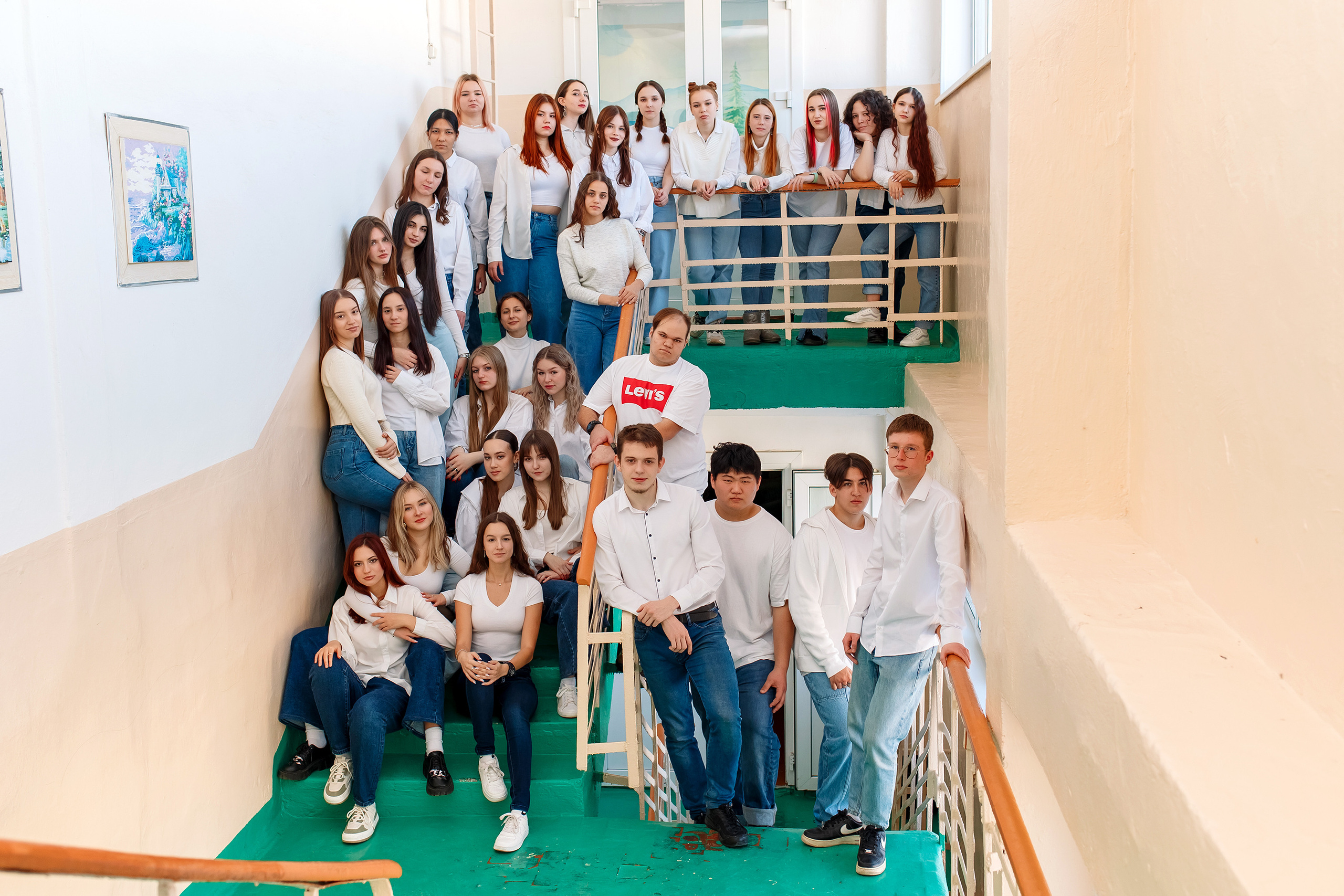 11 класс 11 школа, съемка в школе. Фотограф Любовь Корниенко, Примоский край