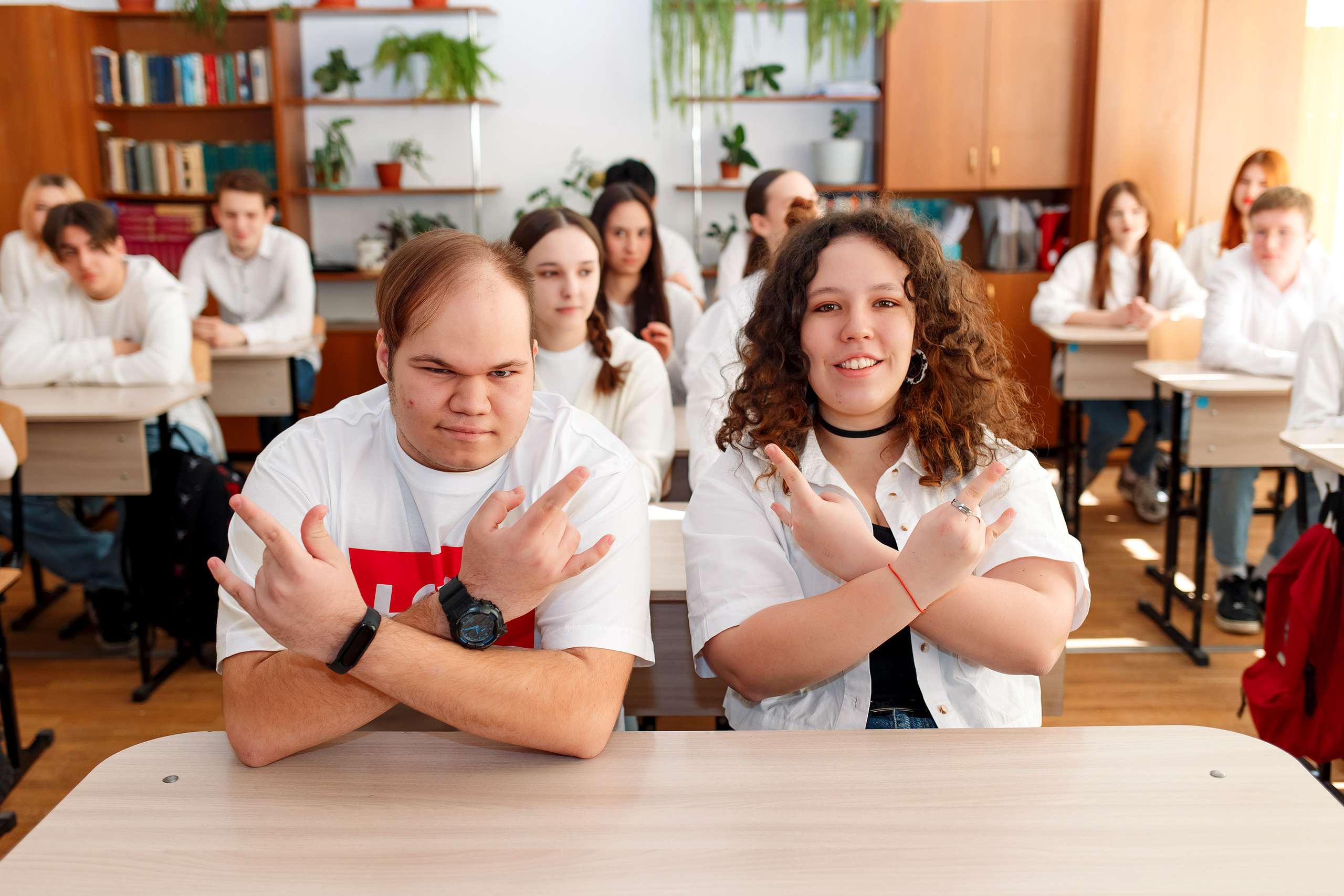 11 класс 11 школа, съемка в школе. Фотограф Любовь Корниенко, Примоский край