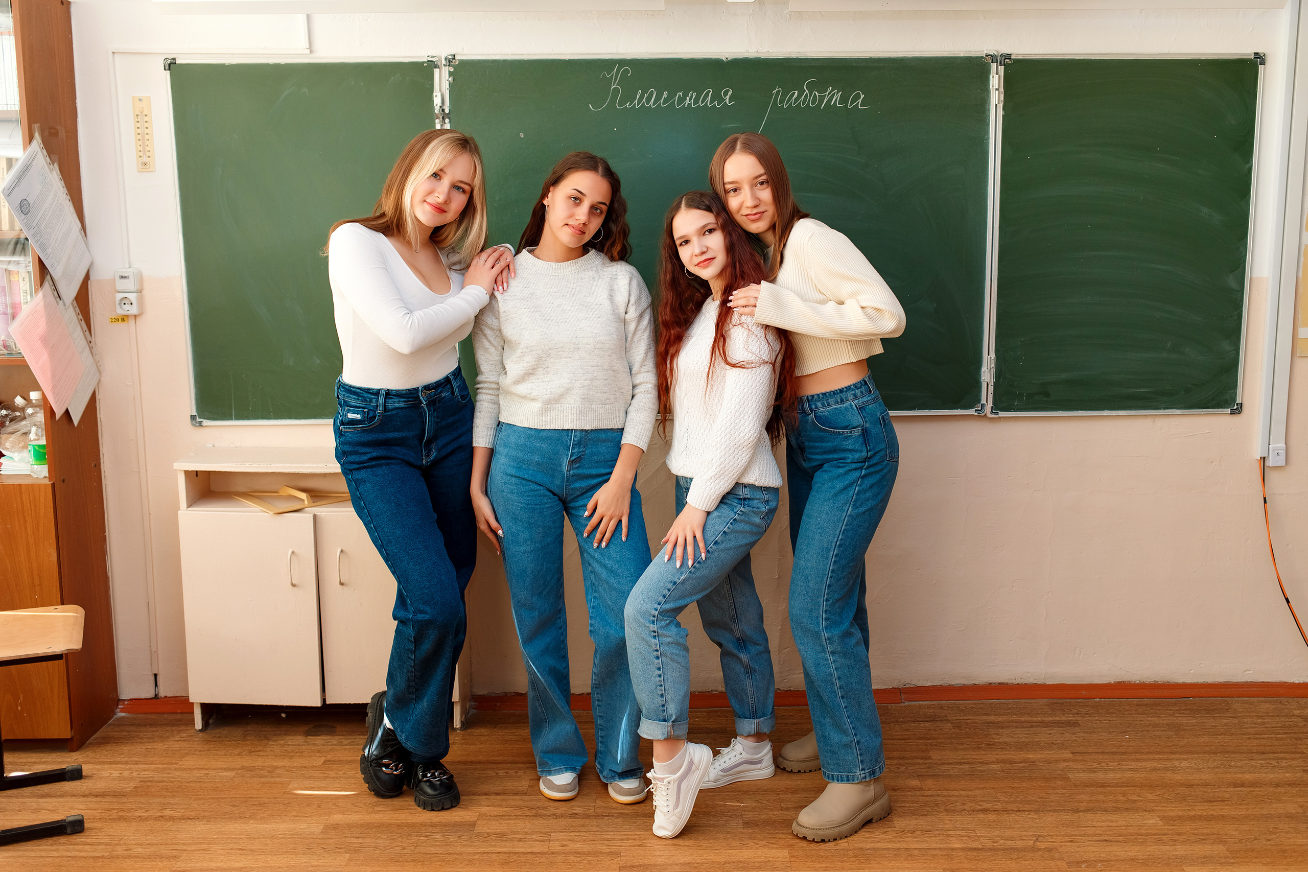 11 класс 11 школа, съемка в школе. Фотограф Любовь Корниенко, Примоский край