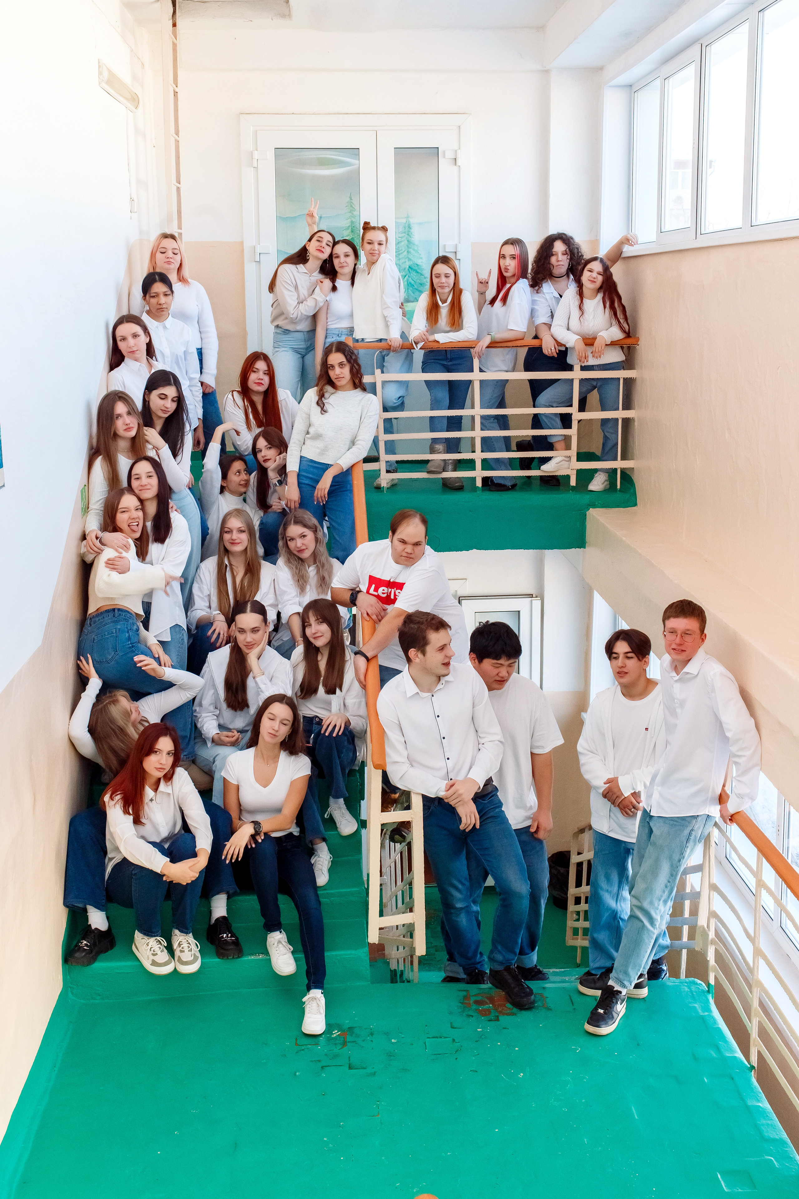 11 класс 11 школа, съемка в школе. Фотограф Любовь Корниенко, Примоский край