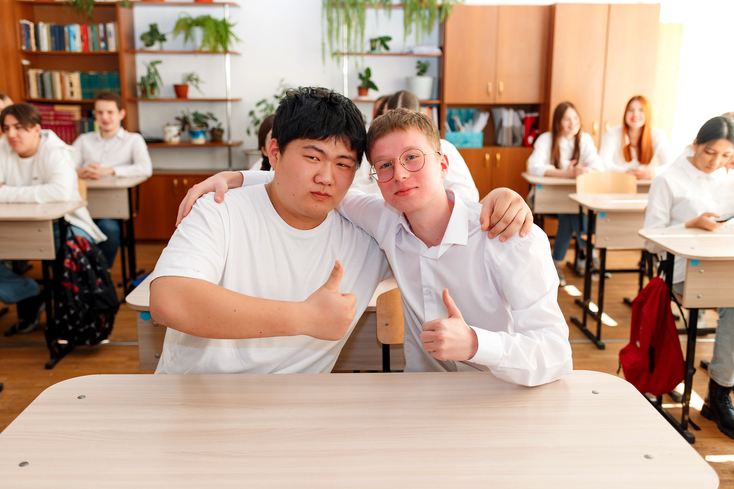 11 класс 11 школа, съемка в школе. Фотограф Любовь Корниенко, Примоский край