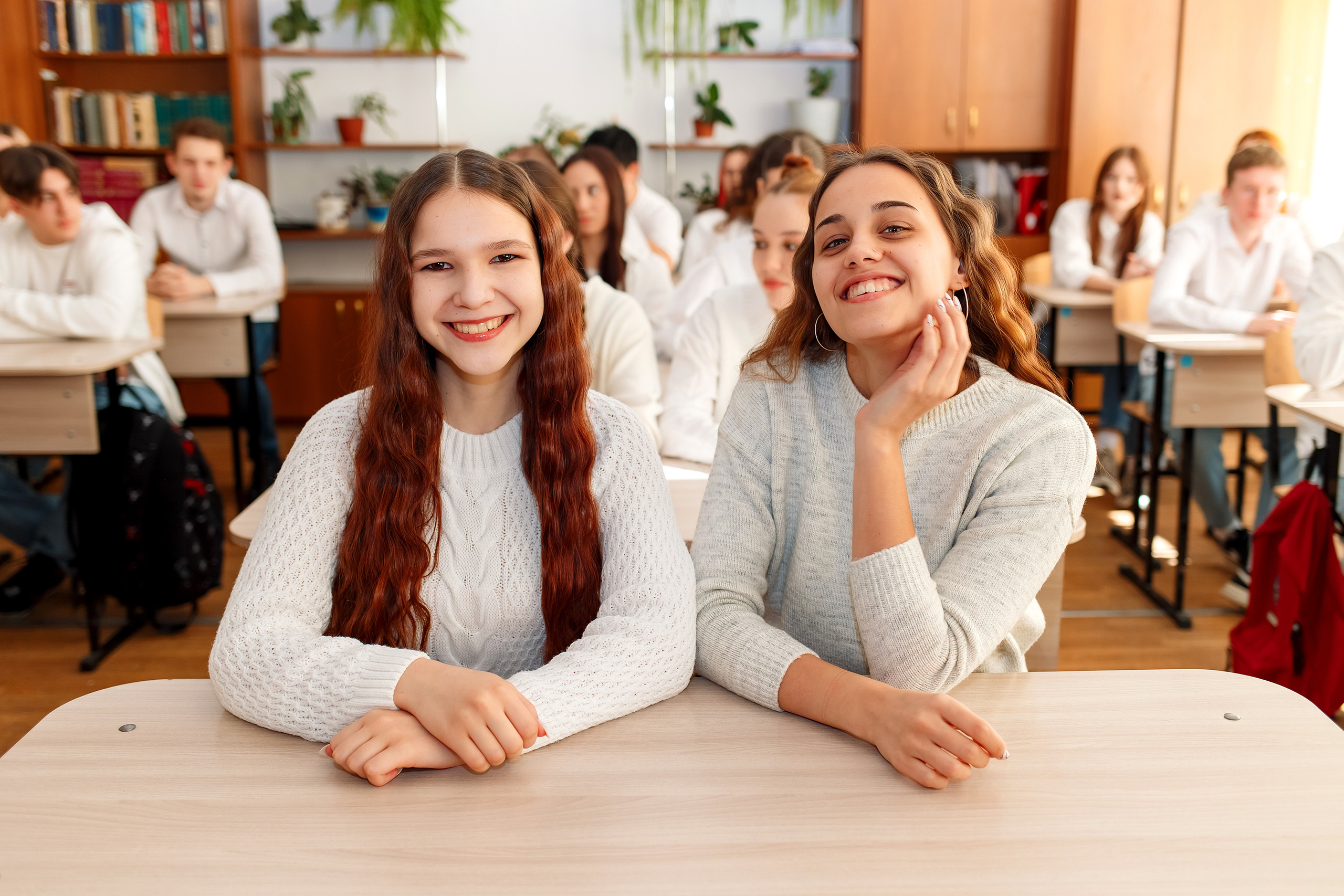 11 класс 11 школа, съемка в школе. Фотограф Любовь Корниенко, Примоский край