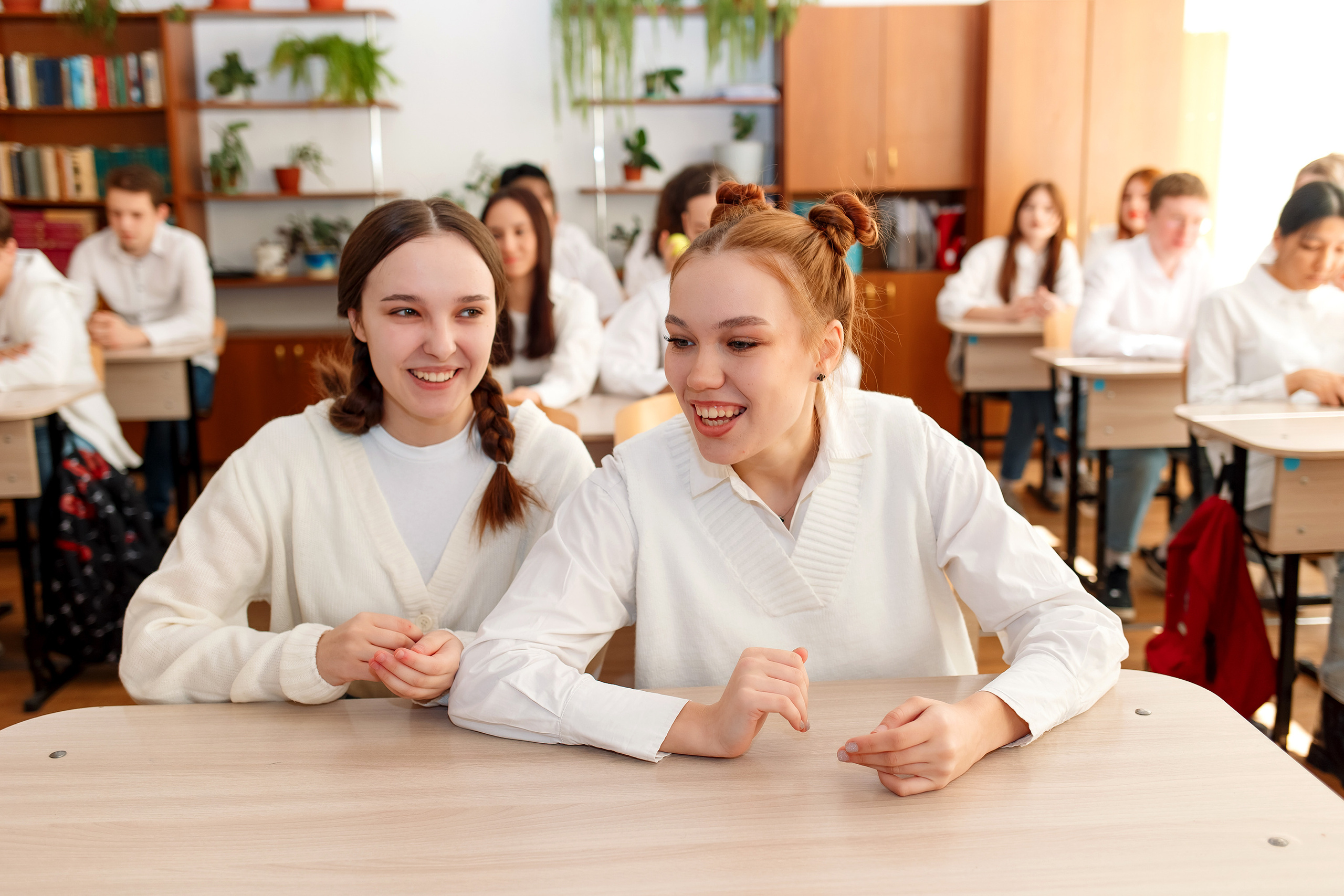 11 класс 11 школа, съемка в школе. Фотограф Любовь Корниенко, Примоский край