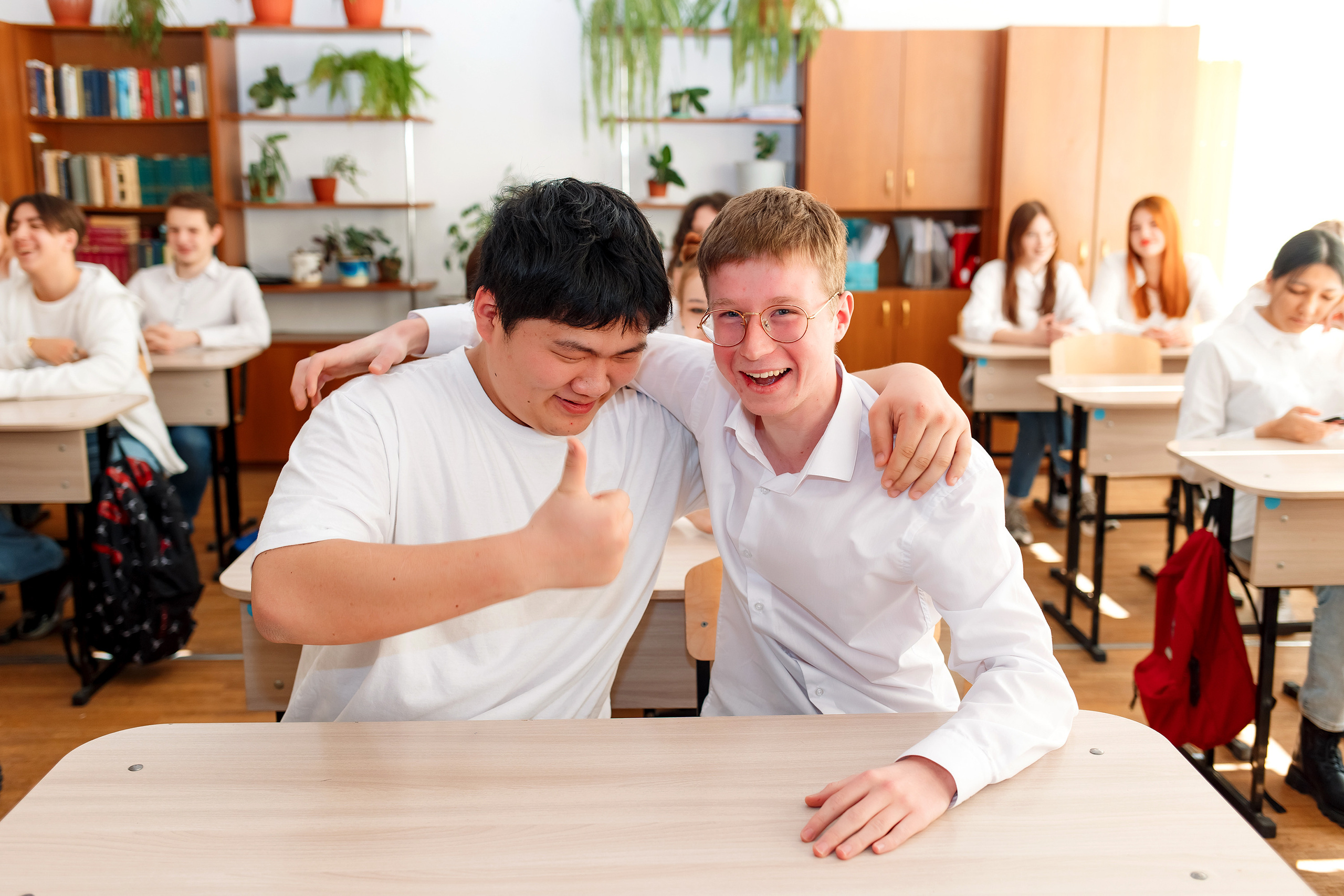 11 класс 11 школа, съемка в школе. Фотограф Любовь Корниенко, Примоский край