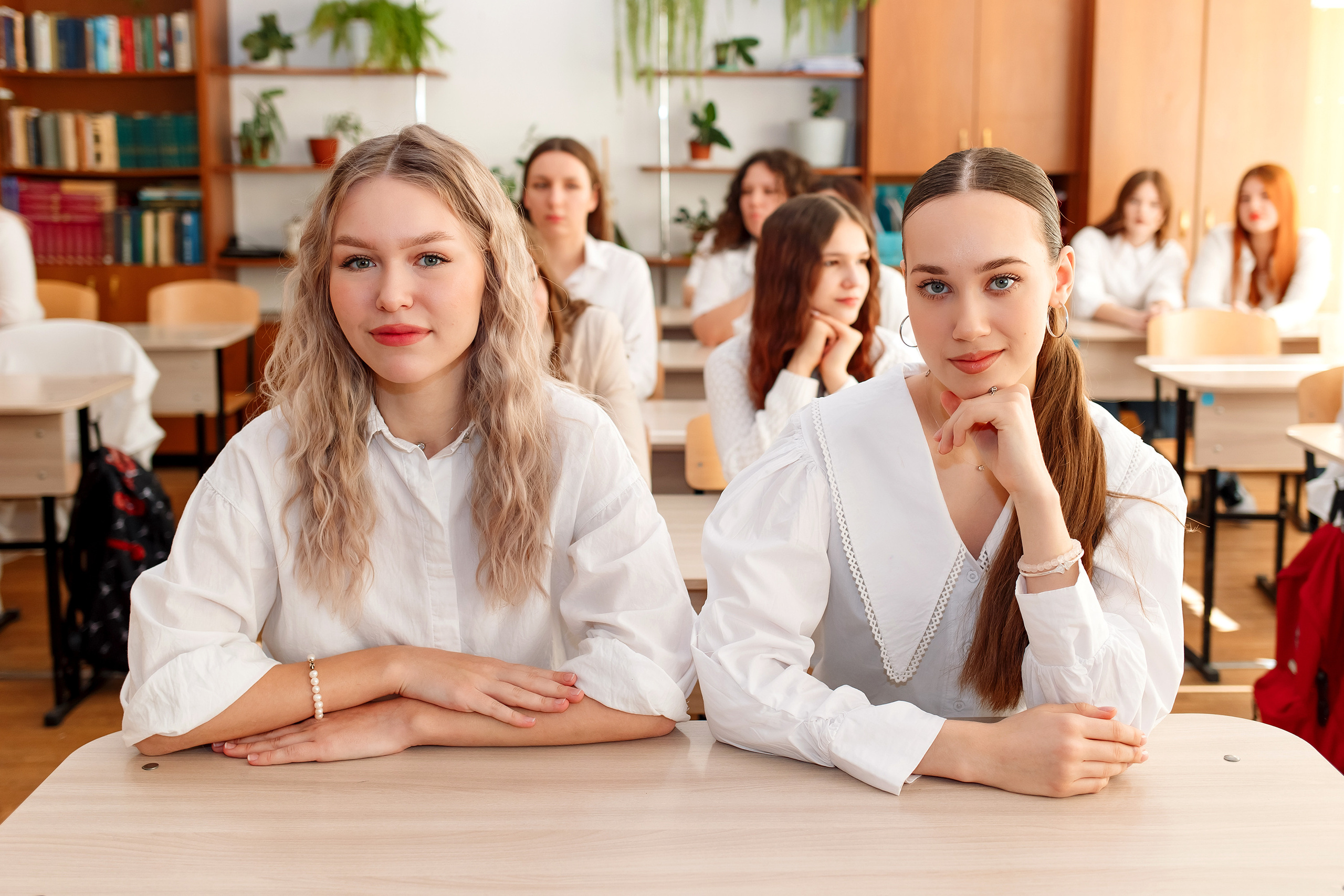 11 класс 11 школа, съемка в школе. Фотограф Любовь Корниенко, Примоский край