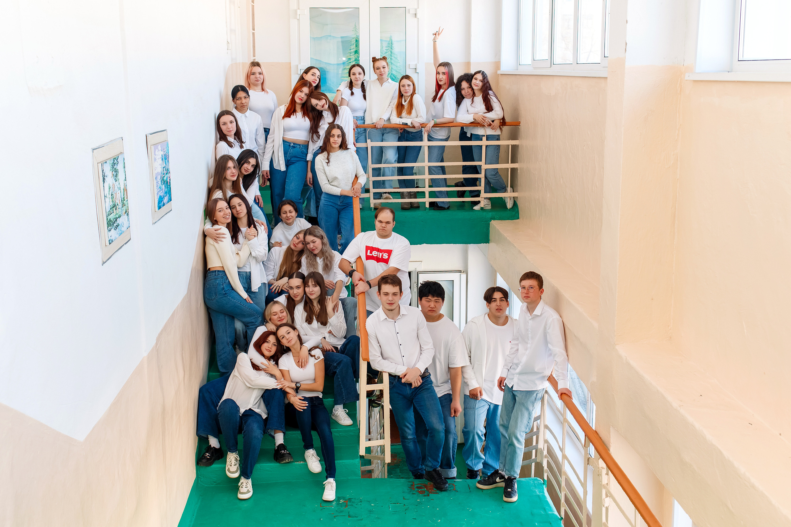 11 класс 11 школа, съемка в школе. Фотограф Любовь Корниенко, Примоский край