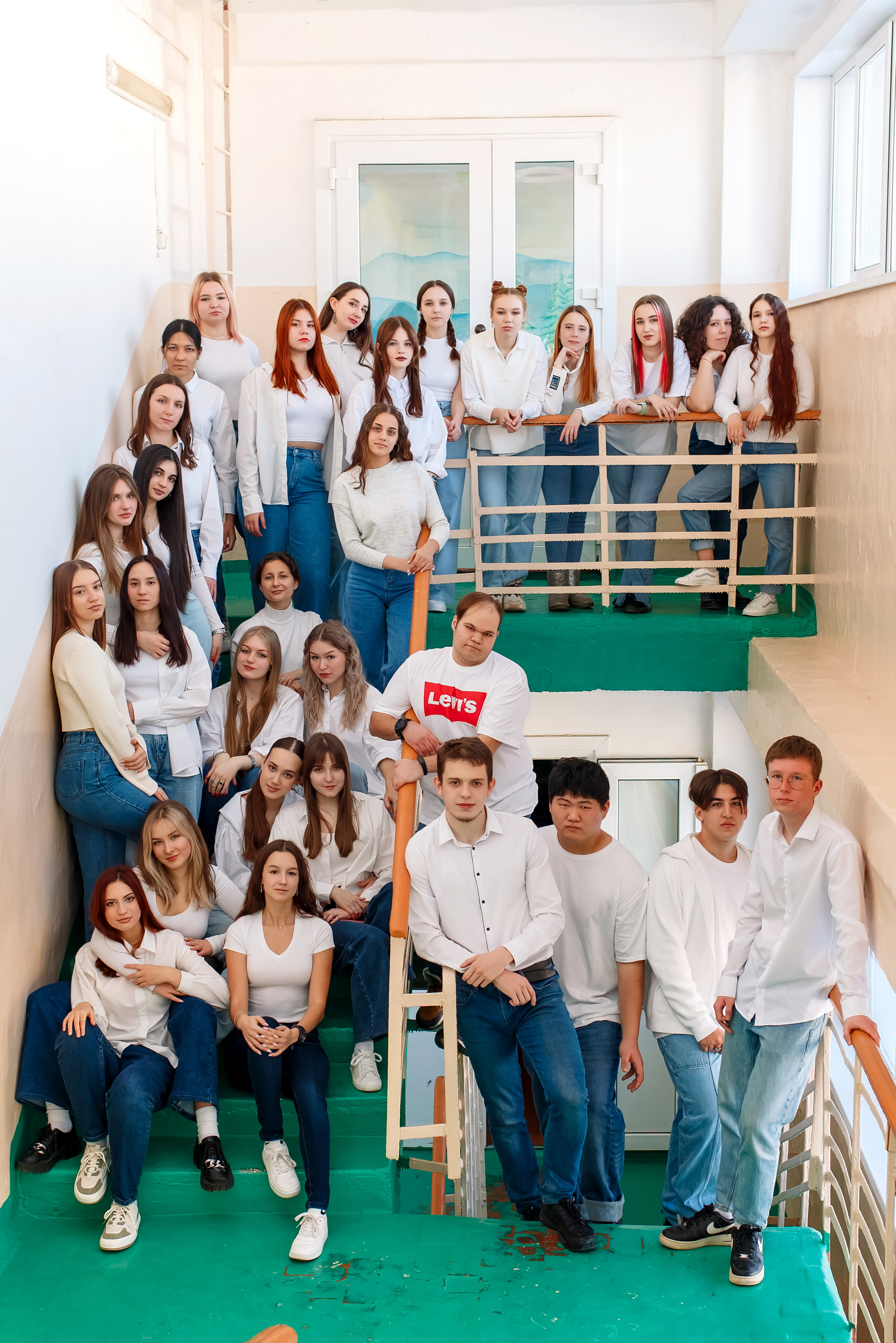 11 класс 11 школа, съемка в школе. Фотограф Любовь Корниенко, Примоский край