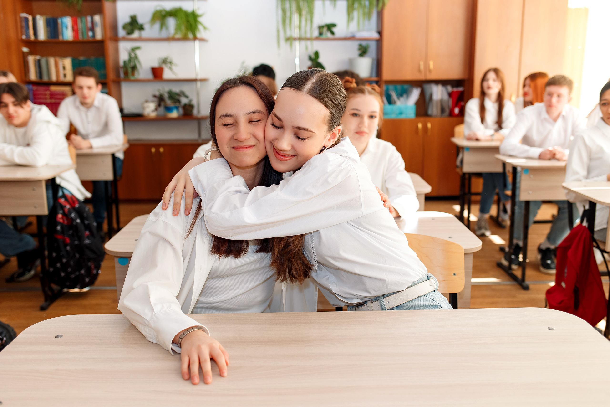 11 класс 11 школа, съемка в школе. Фотограф Любовь Корниенко, Примоский край