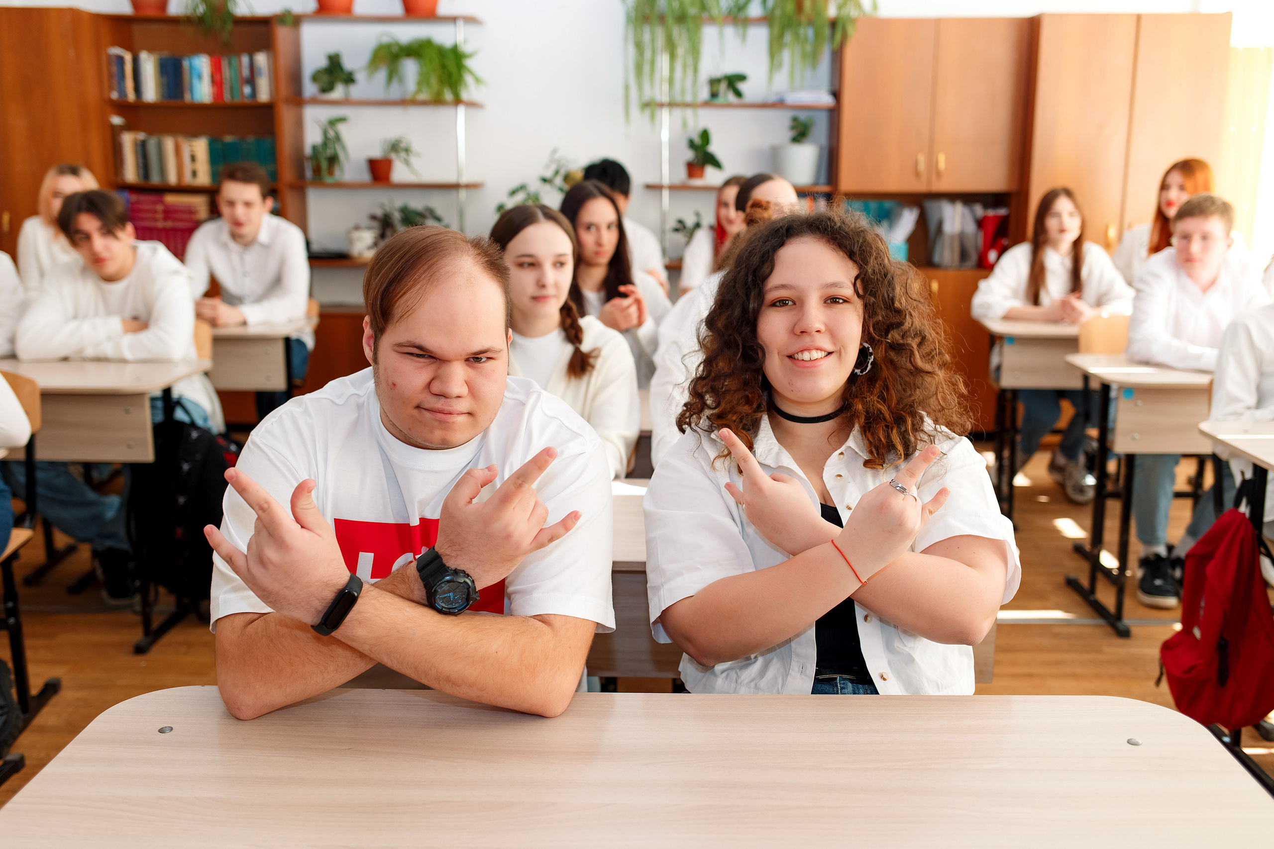 11 класс 11 школа, съемка в школе. Фотограф Любовь Корниенко, Примоский край
