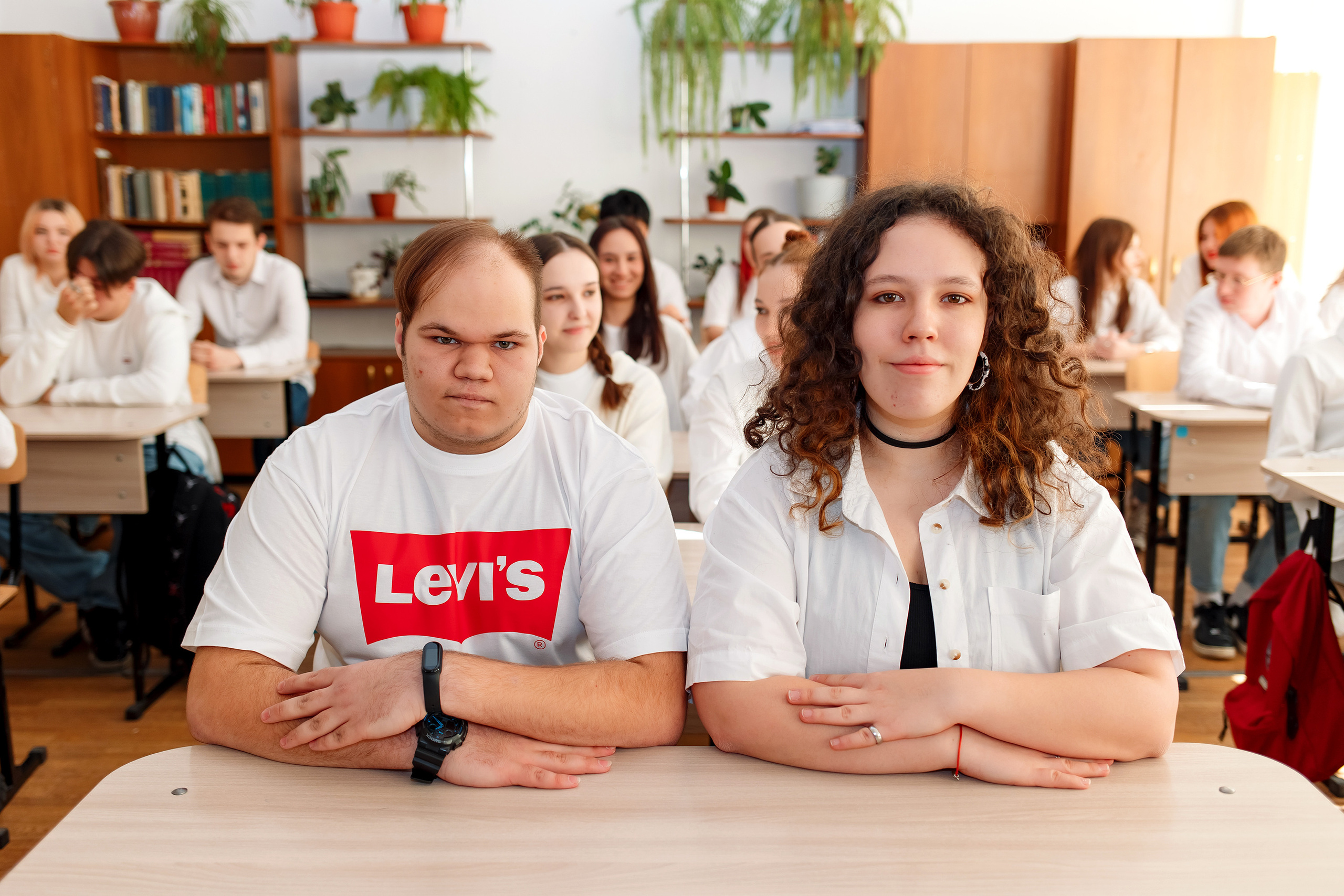 11 класс 11 школа, съемка в школе. Фотограф Любовь Корниенко, Примоский край