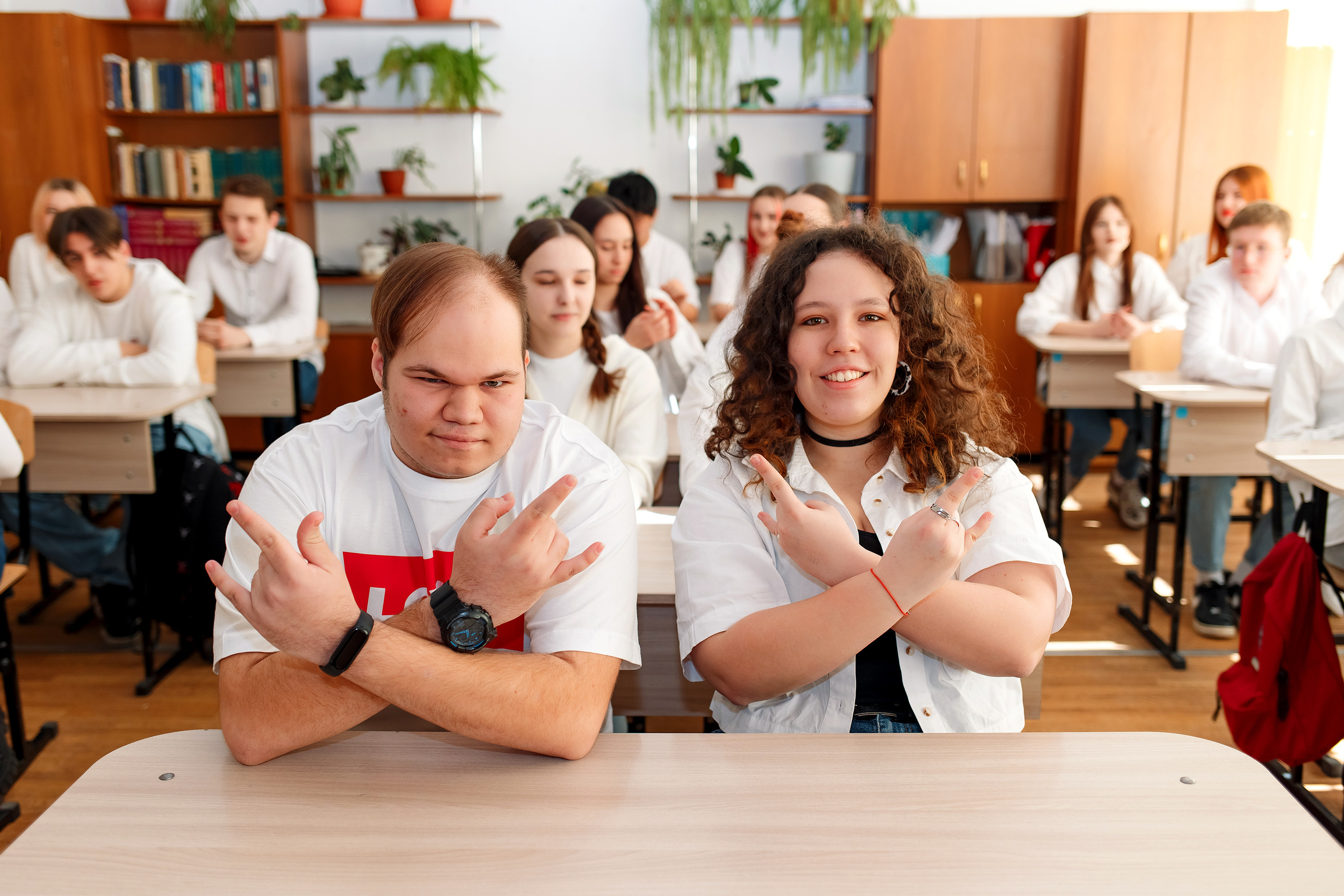 11 класс 11 школа, съемка в школе. Фотограф Любовь Корниенко, Примоский край