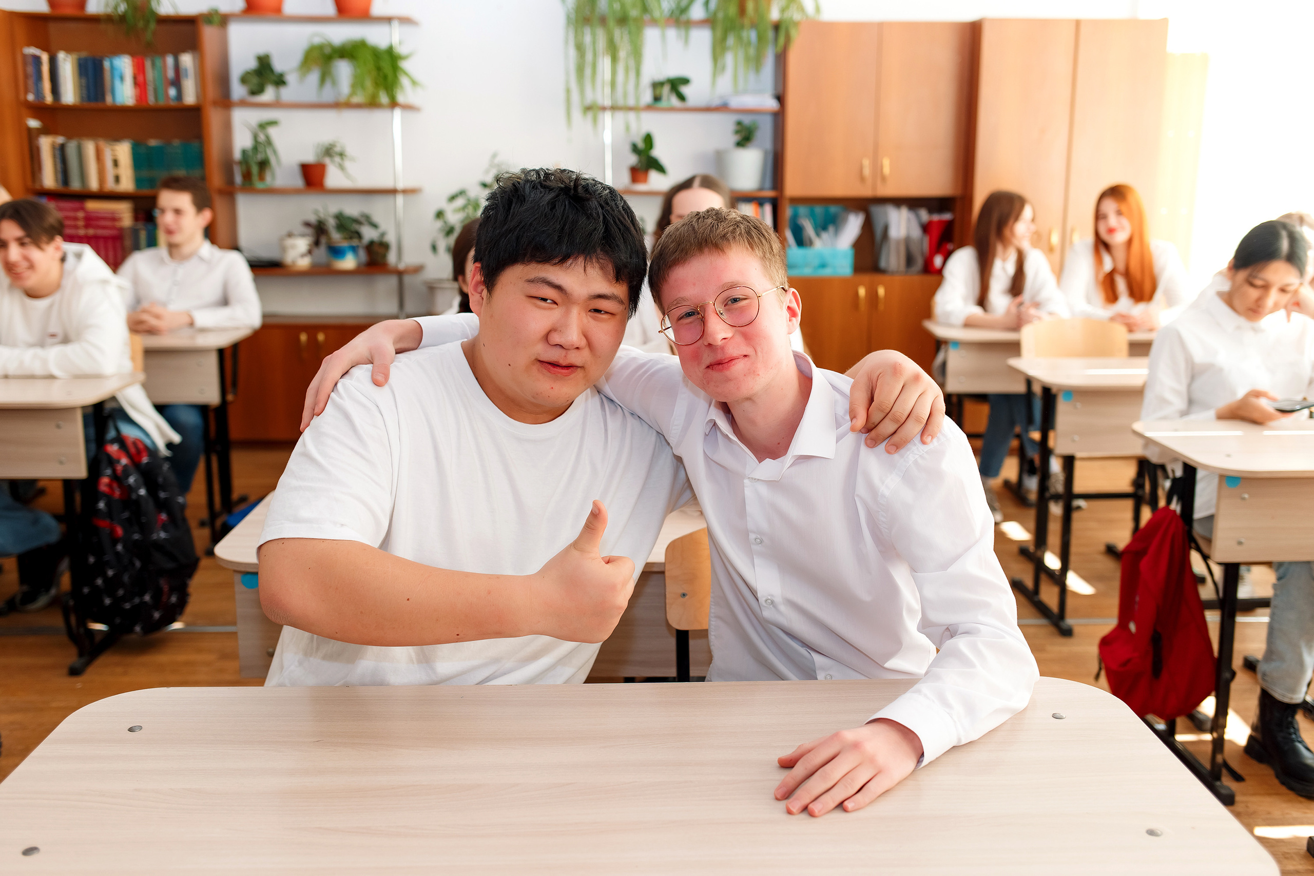 11 класс 11 школа, съемка в школе. Фотограф Любовь Корниенко, Примоский край