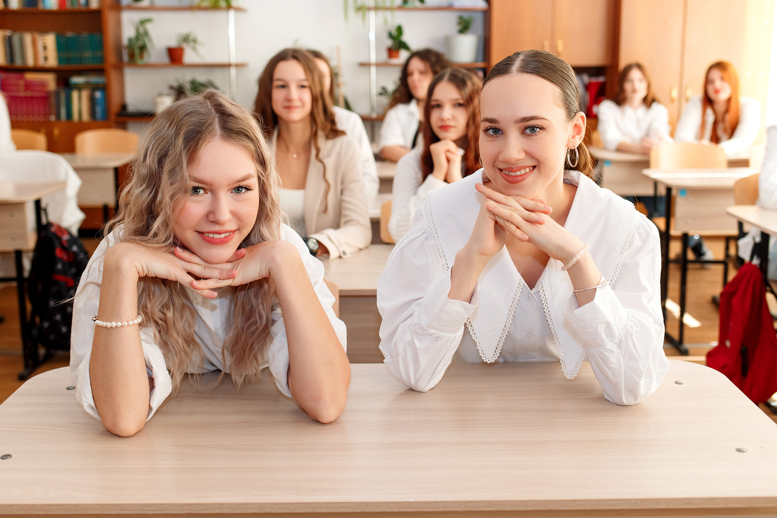 11 класс 11 школа, съемка в школе. Фотограф Любовь Корниенко, Примоский край