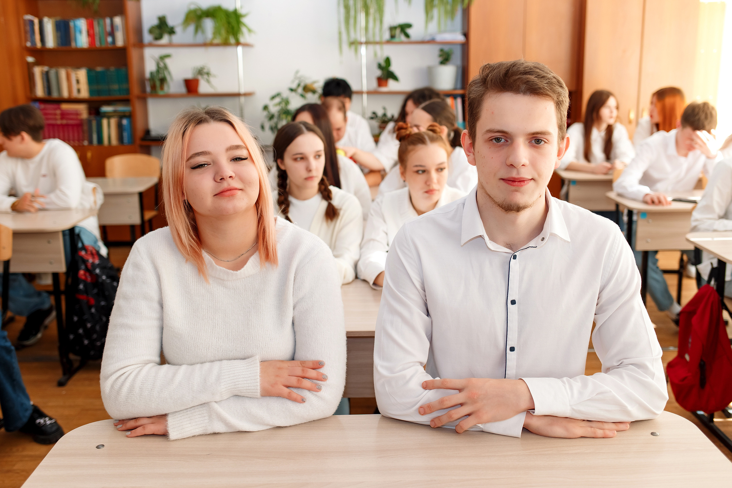 11 класс 11 школа, съемка в школе. Фотограф Любовь Корниенко, Примоский край