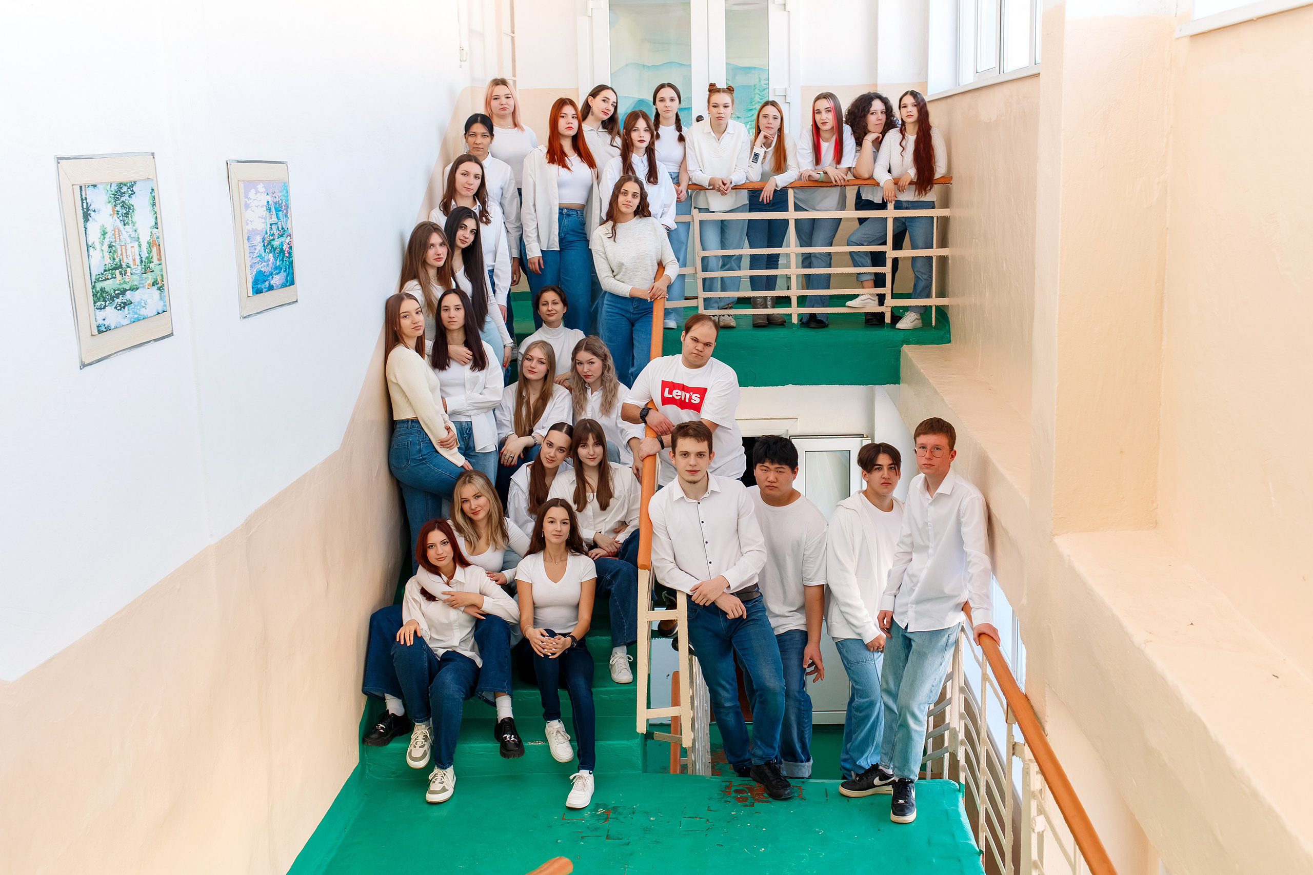 11 класс 11 школа, съемка в школе. Фотограф Любовь Корниенко, Примоский край