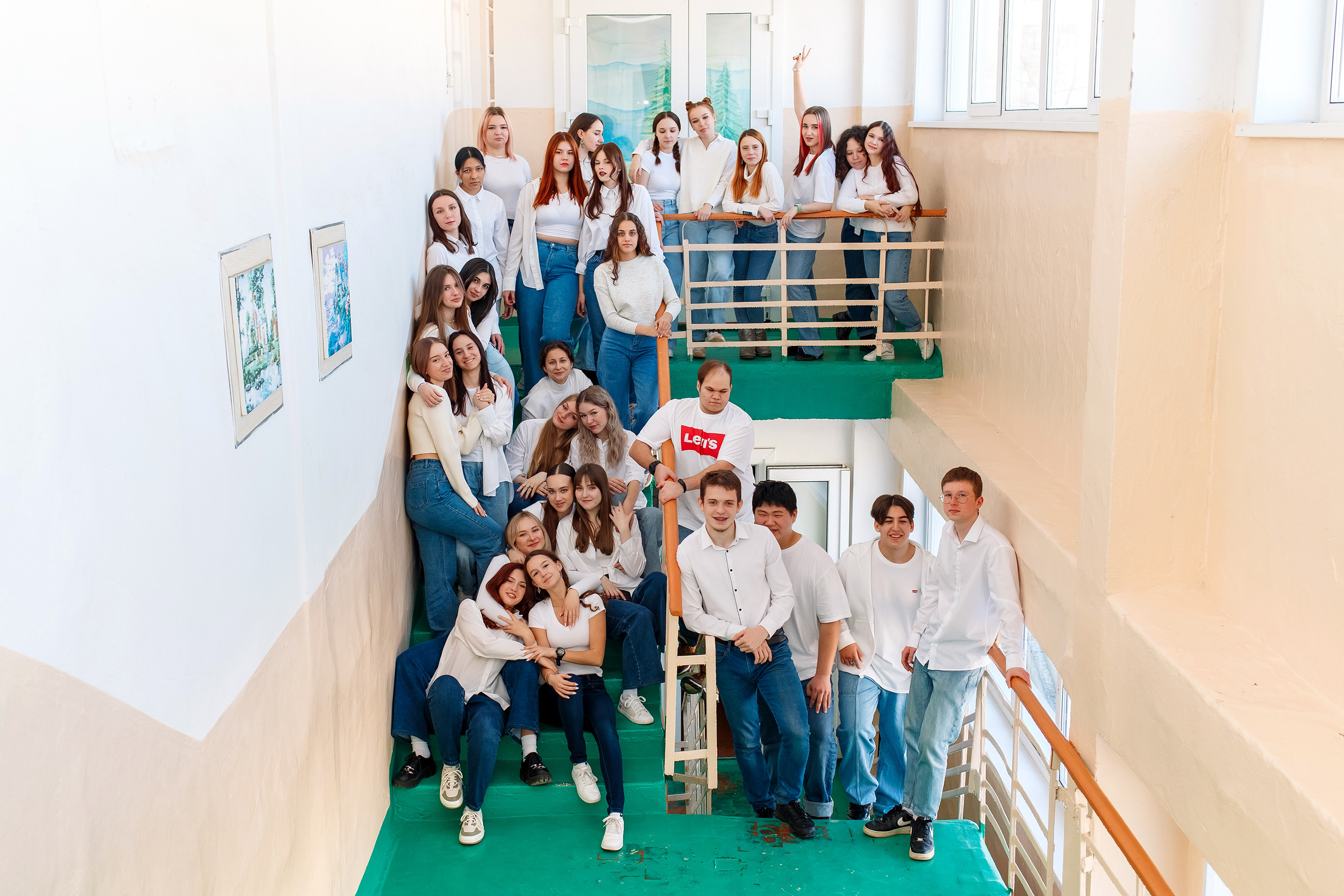 11 класс 11 школа, съемка в школе. Фотограф Любовь Корниенко, Примоский край