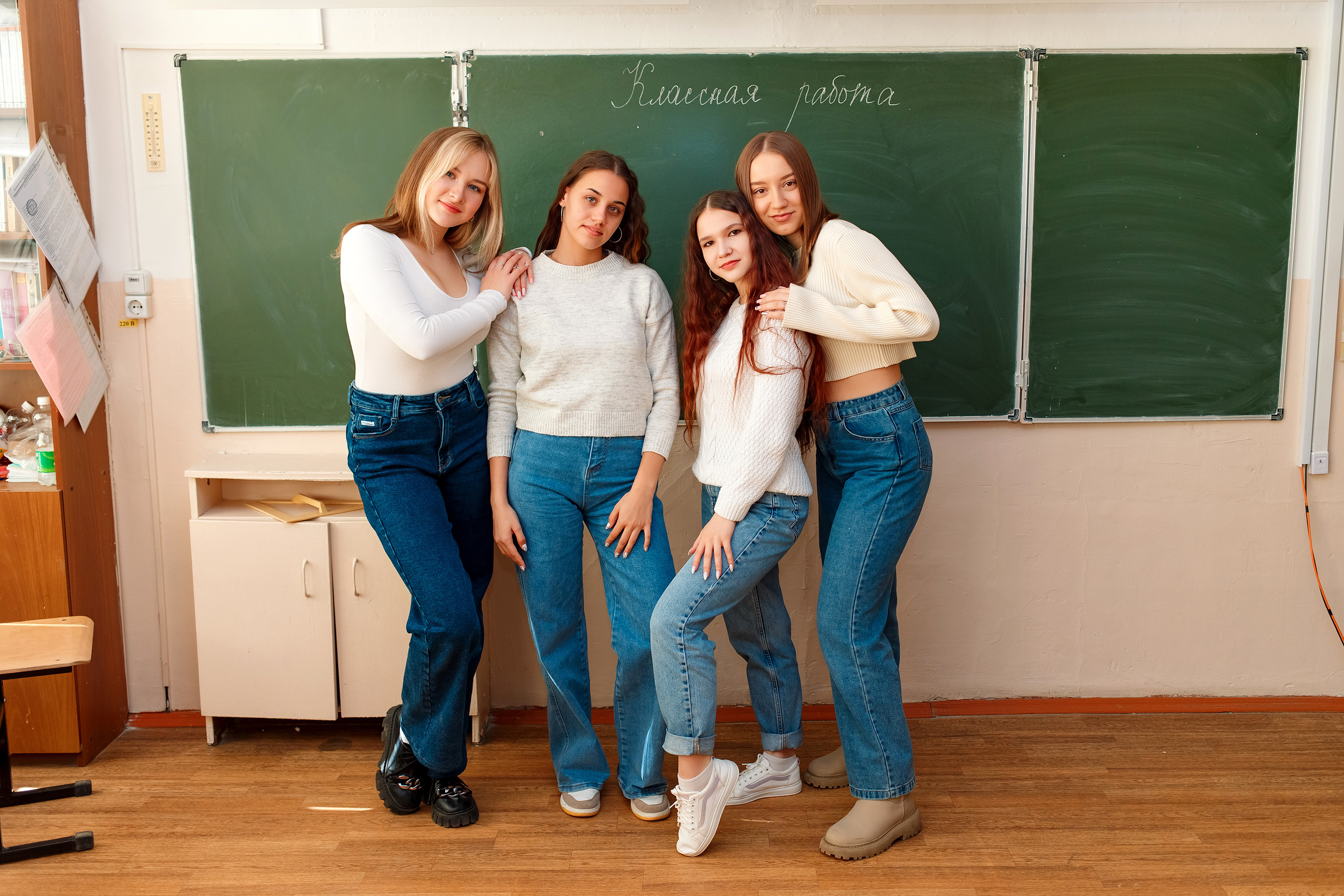 11 класс 11 школа, съемка в школе. Фотограф Любовь Корниенко, Примоский край