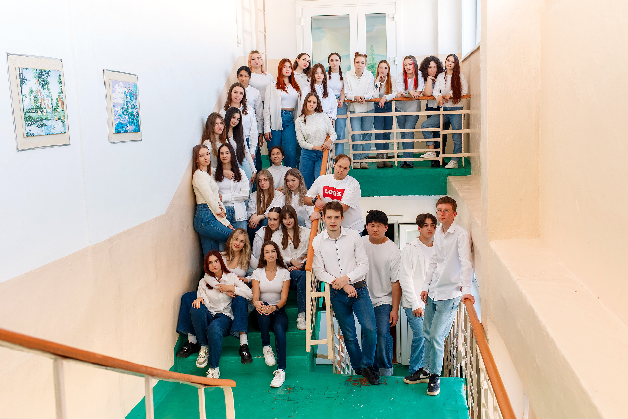 11 класс 11 школа, съемка в школе. Фотограф Любовь Корниенко, Примоский край