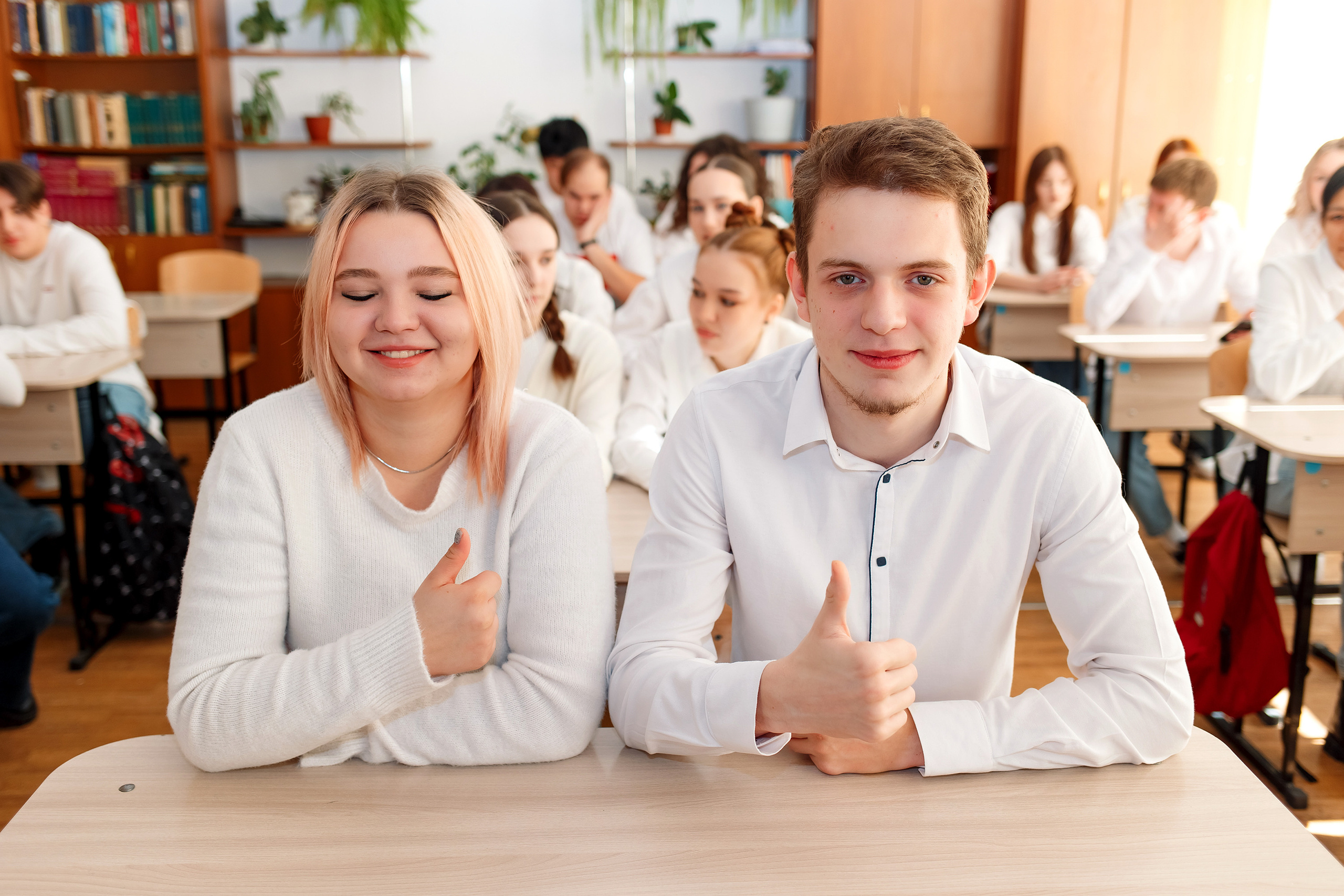 11 класс 11 школа, съемка в школе. Фотограф Любовь Корниенко, Примоский край