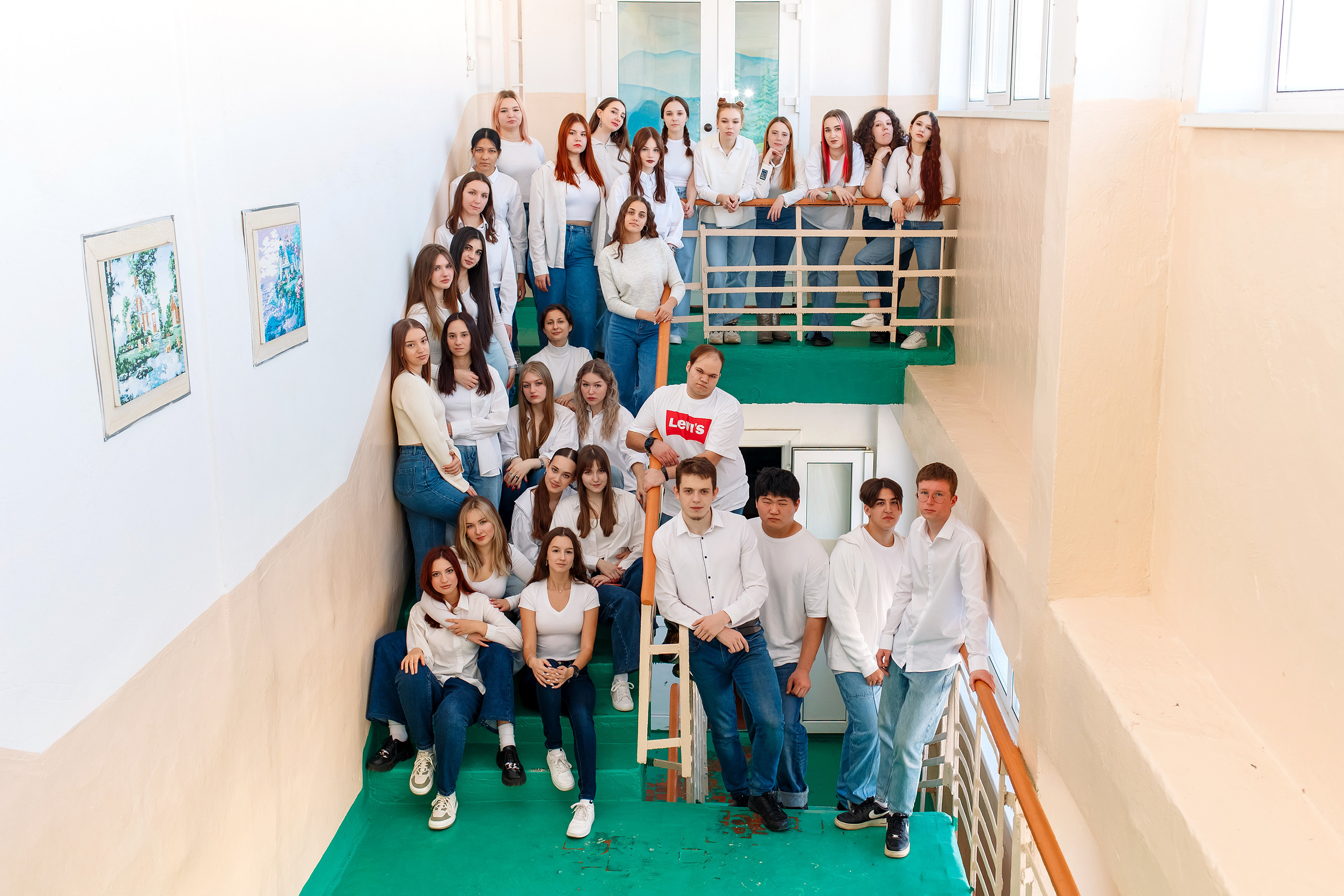 11 класс 11 школа, съемка в школе. Фотограф Любовь Корниенко, Примоский край