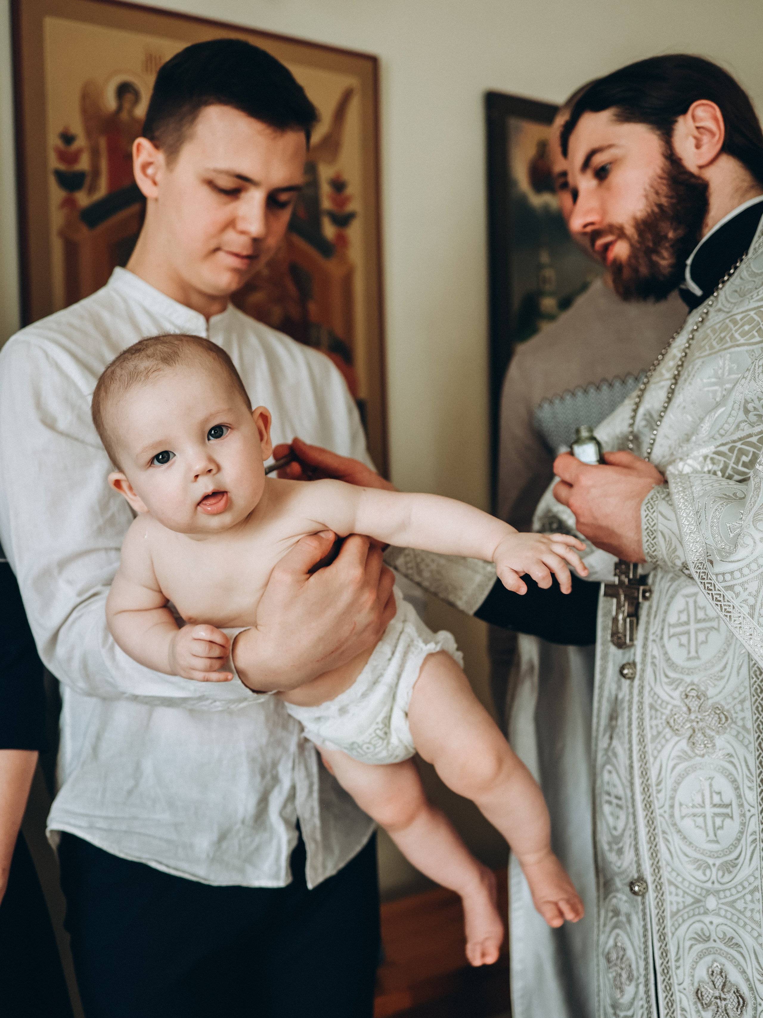 Крещение Матвея. Семейный и детский фотограф в  г. Екатеринбурге Холодова Юлия